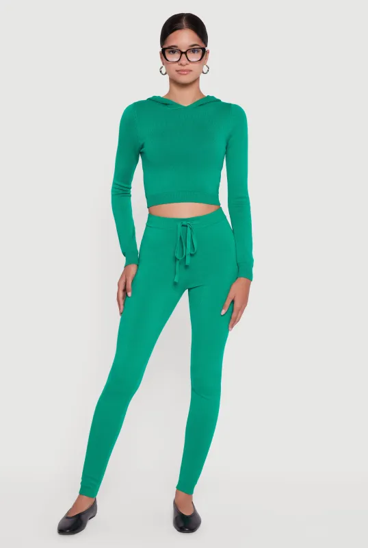 Knitted Drawstring Leggings sold by Rainbow