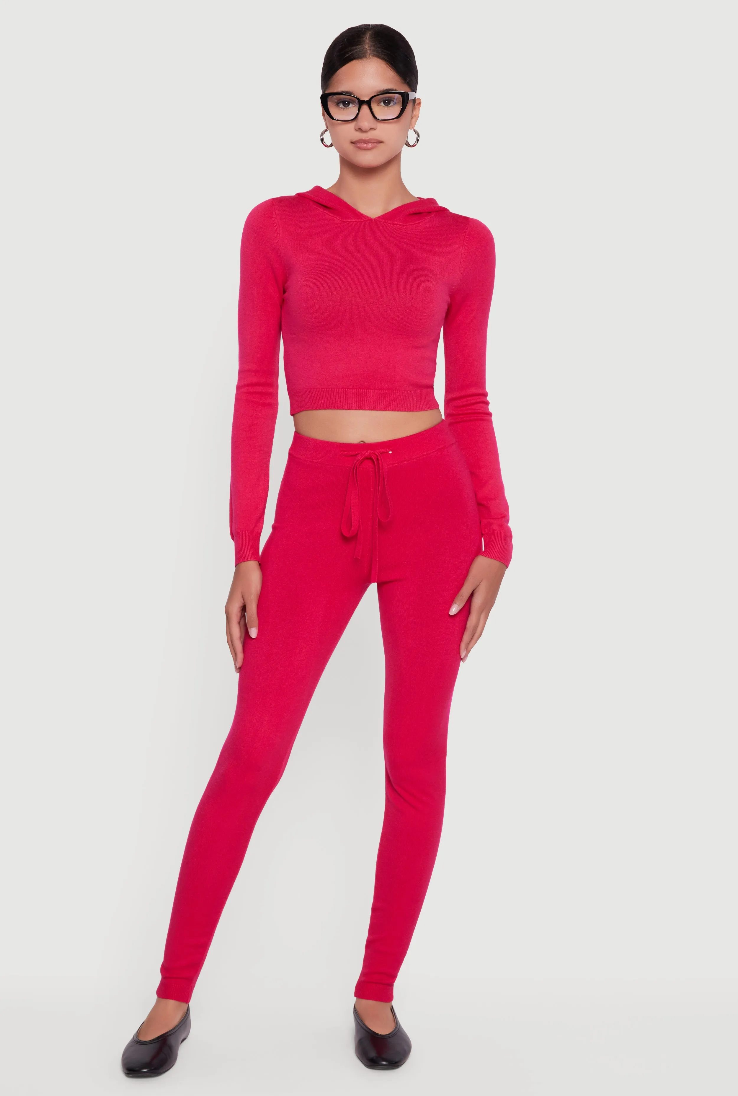 Knitted Drawstring Leggings sold by Rainbow