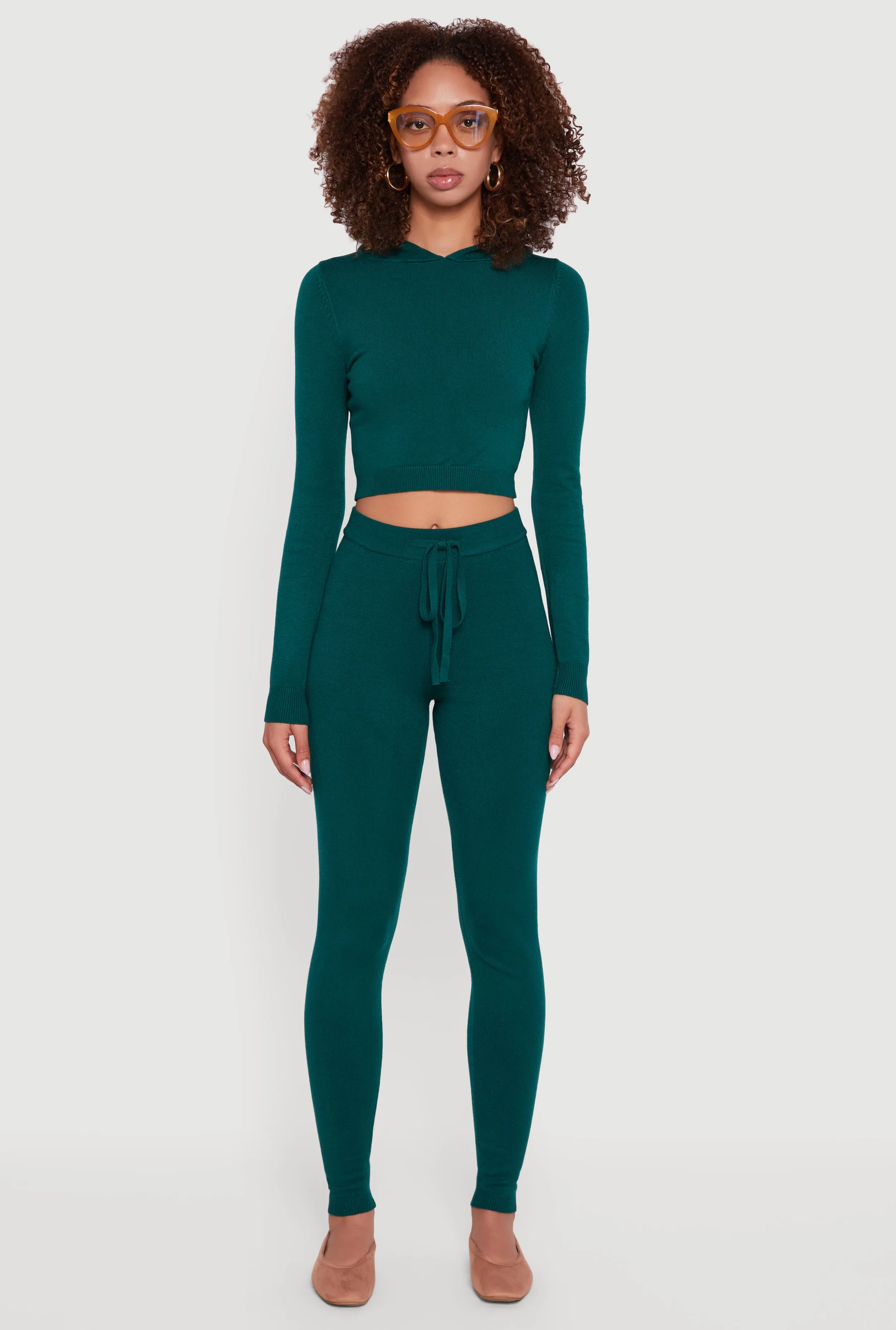 Knitted Drawstring Leggings sold by Rainbow product image thumbnail 2