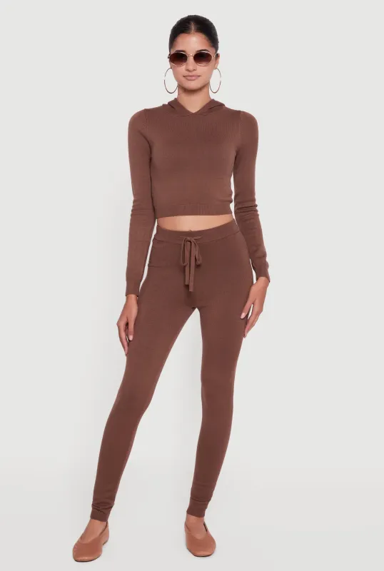 Knitted Drawstring Leggings sold by Rainbow