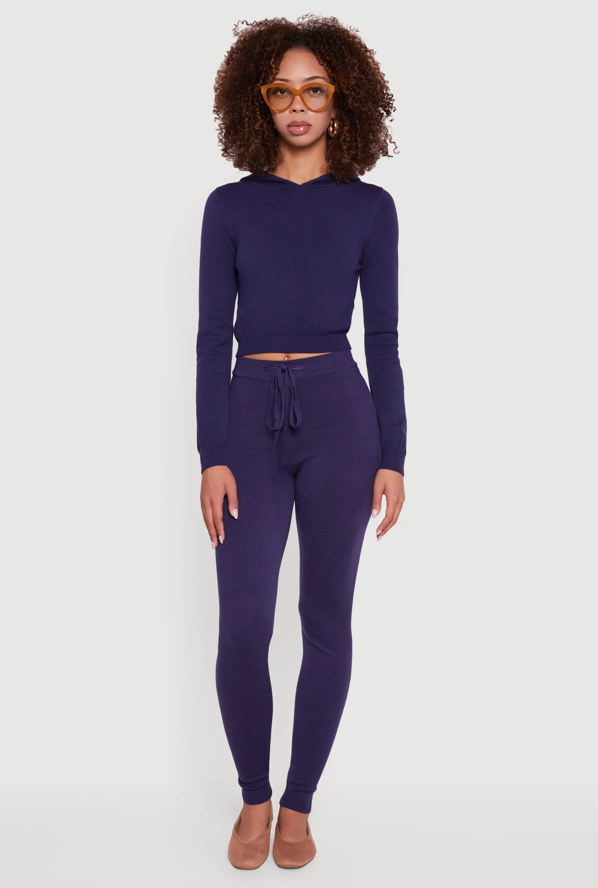 Knitted Drawstring Leggings sold by Rainbow