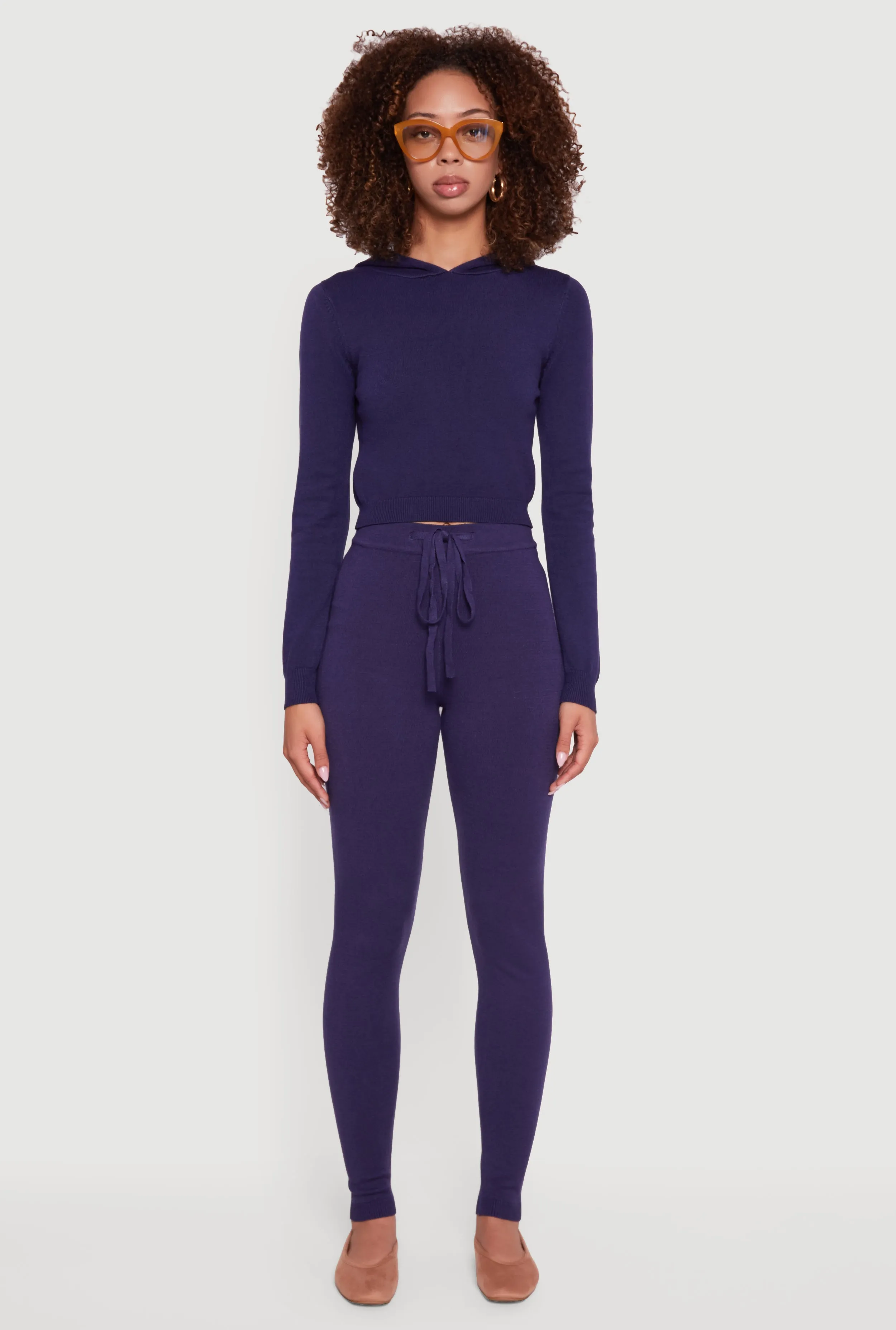 Knitted Drawstring Leggings sold by Rainbow product image thumbnail 2