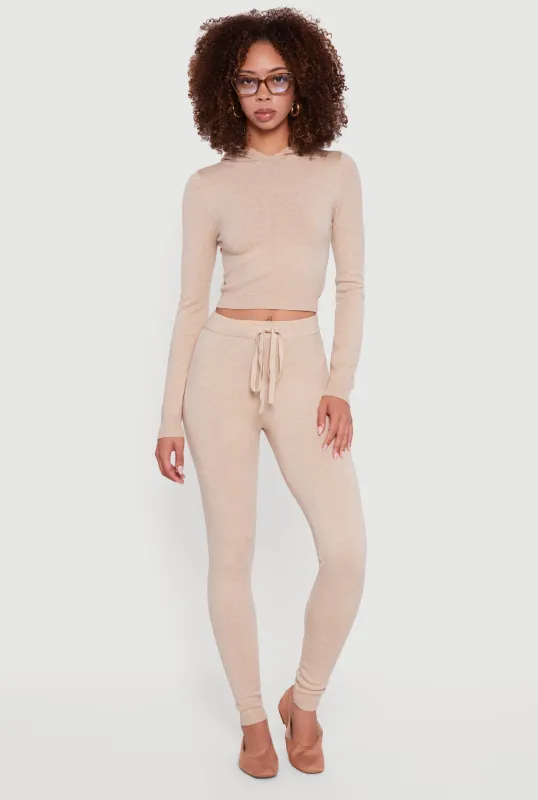 Knitted Drawstring Leggings sold by Rainbow