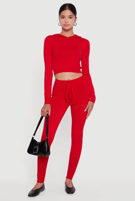 Knitted Drawstring Leggings sold by Rainbow