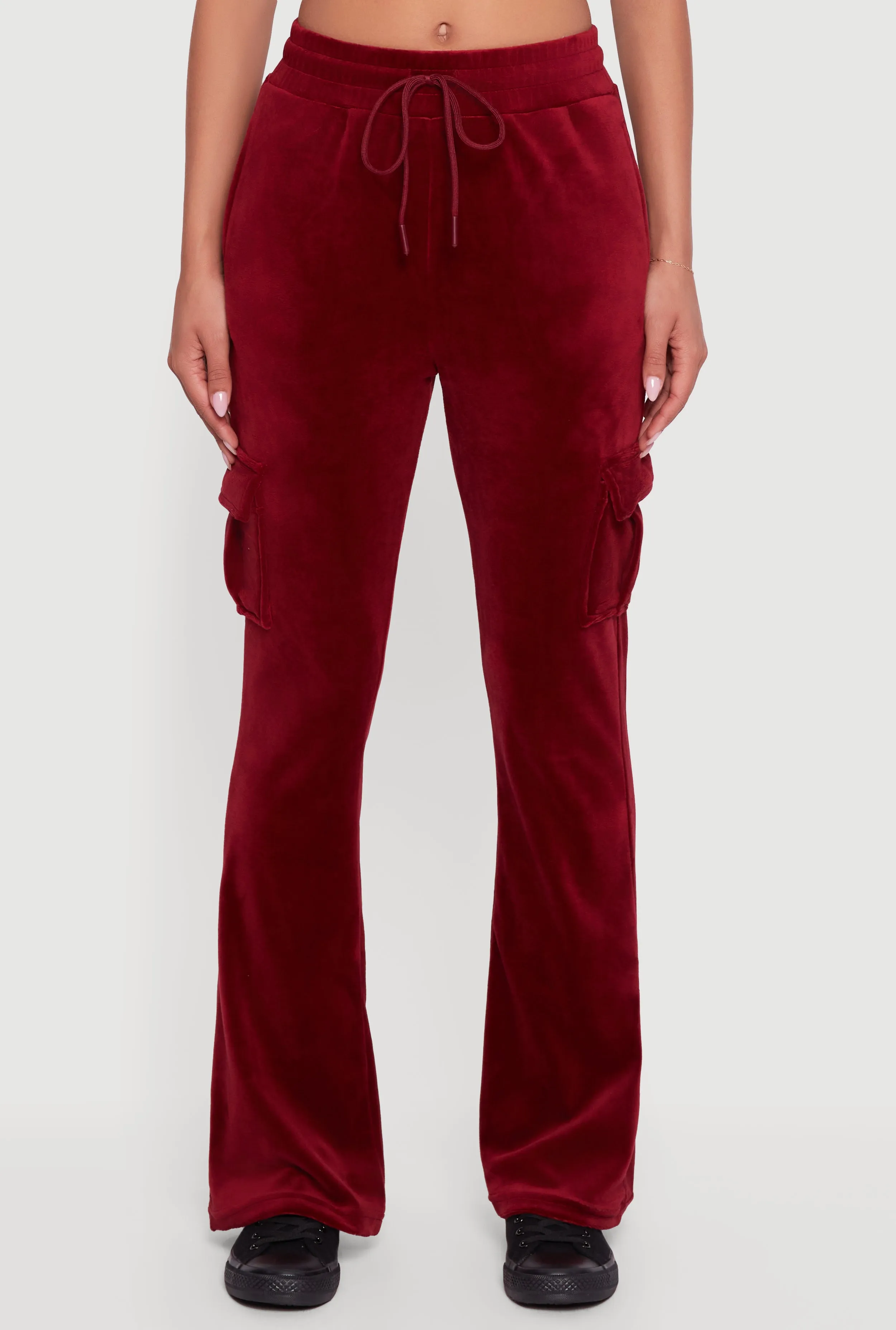 Velour Bootcut Pants with Cargo Pockets sold by Rainbow product image thumbnail 3