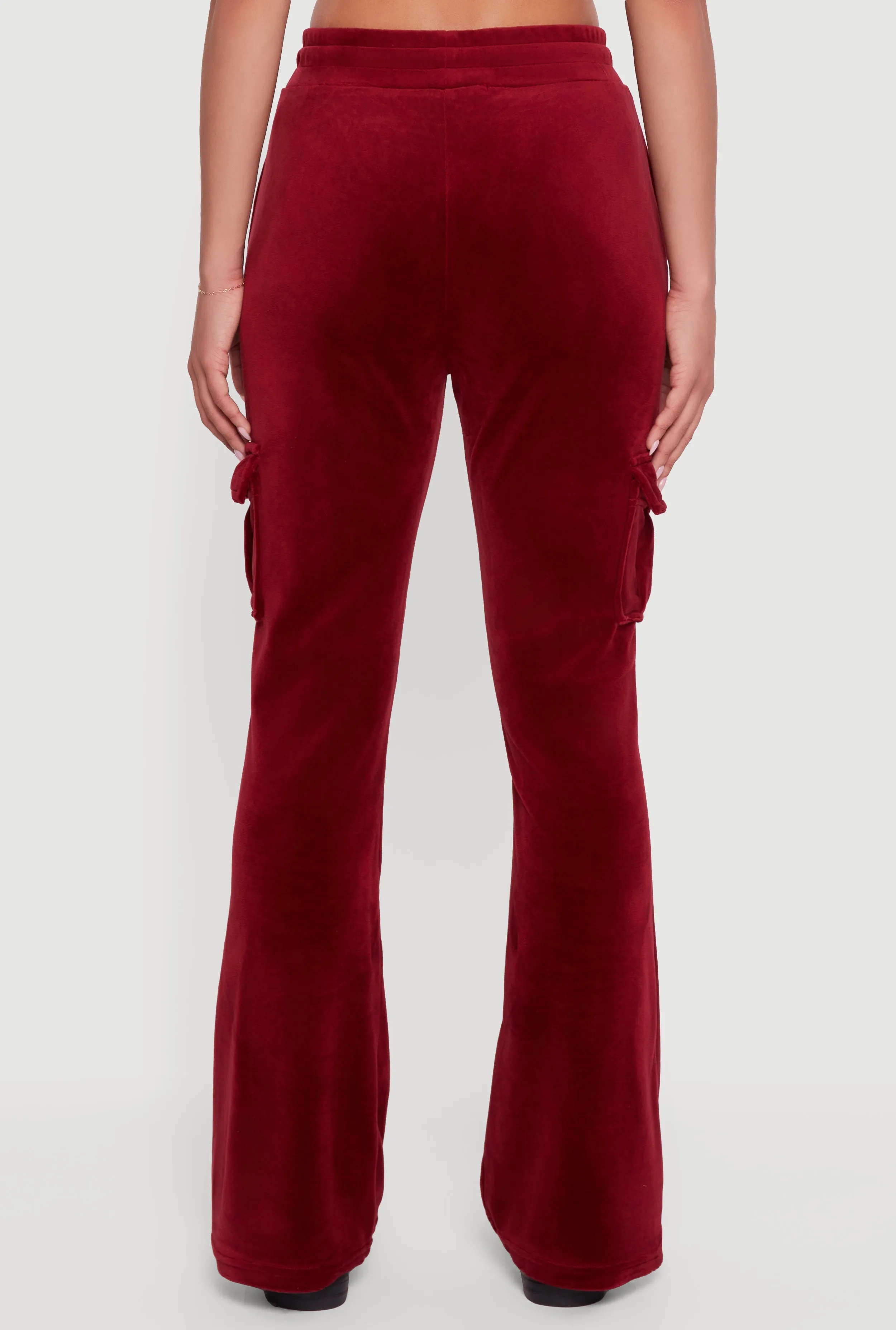 Velour Bootcut Pants with Cargo Pockets sold by Rainbow product image thumbnail 5