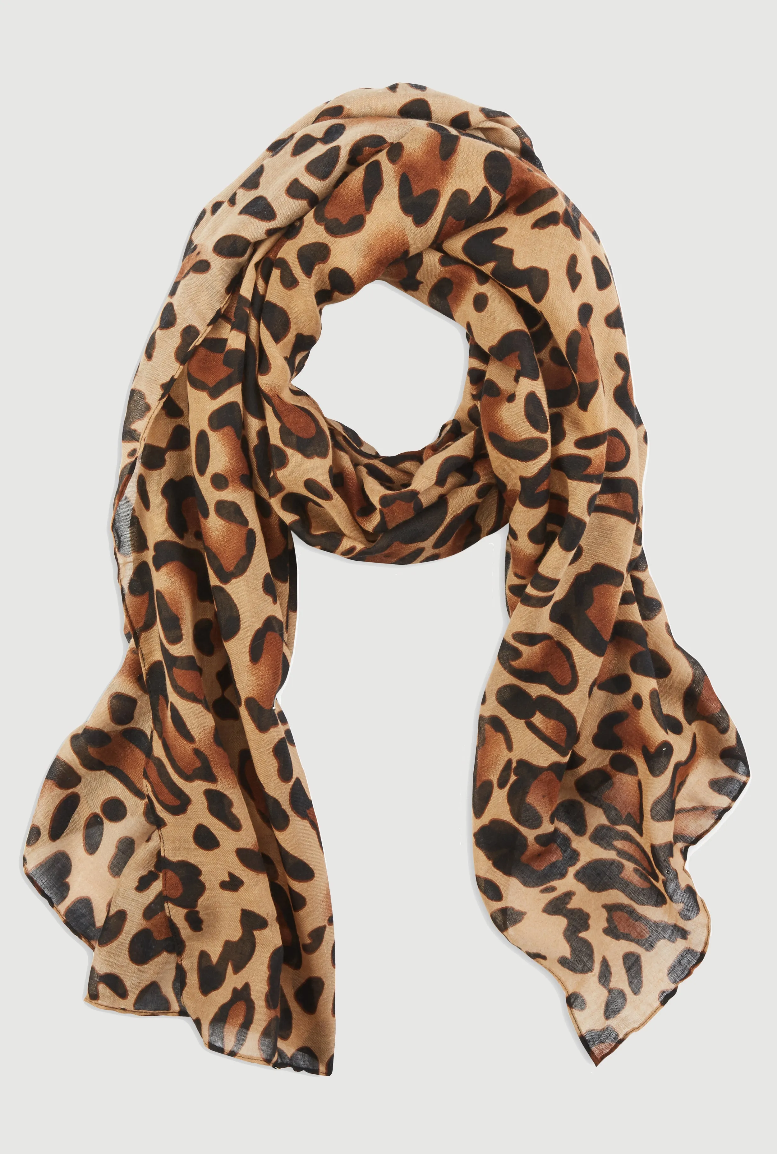Leopard Print Pashmina Scarf sold by Rainbow product image thumbnail 3