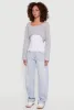 Brushed Rib Knit Boat Neck Shrug sold by Rainbow