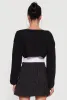 Brushed Rib Knit Boat Neck Shrug sold by Rainbow