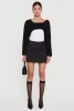 Brushed Rib Knit Boat Neck Shrug sold by Rainbow