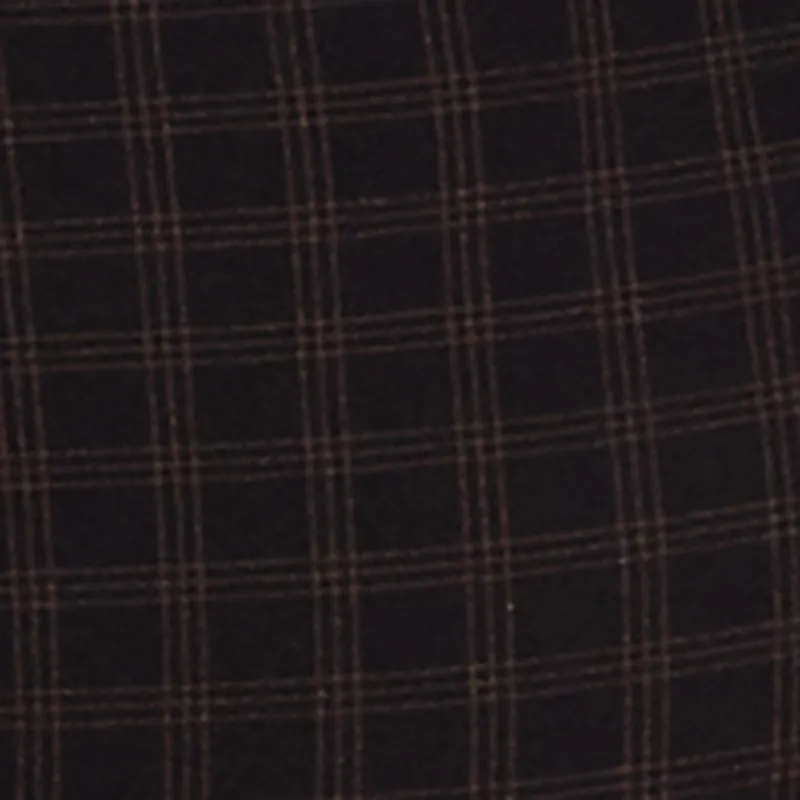 Plus Size High Waisted Plaid Scuba Dress Pants sold by Rainbow product image thumbnail 4