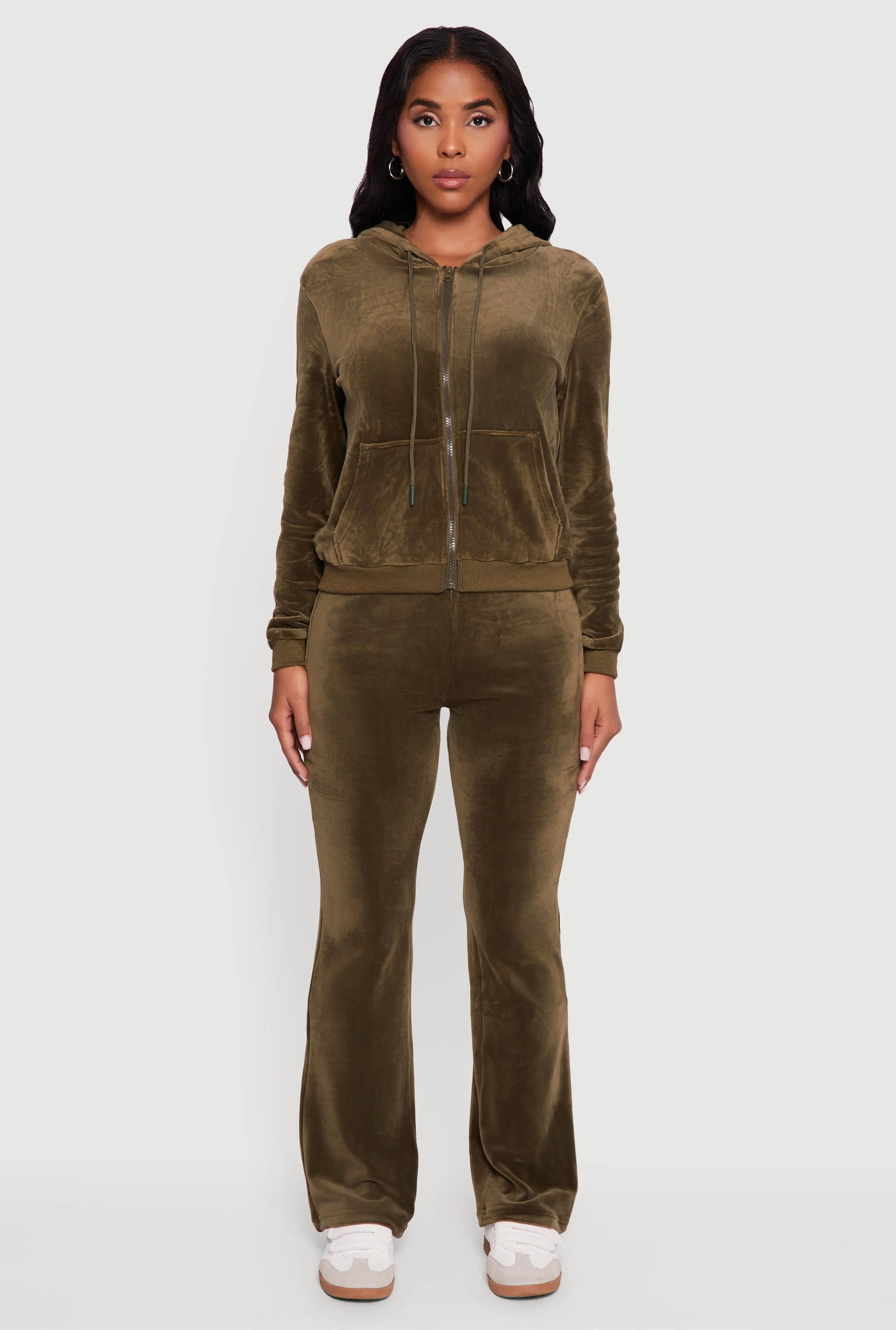 Velour Pull On Flare Sweatpants sold by Rainbow product image thumbnail 2