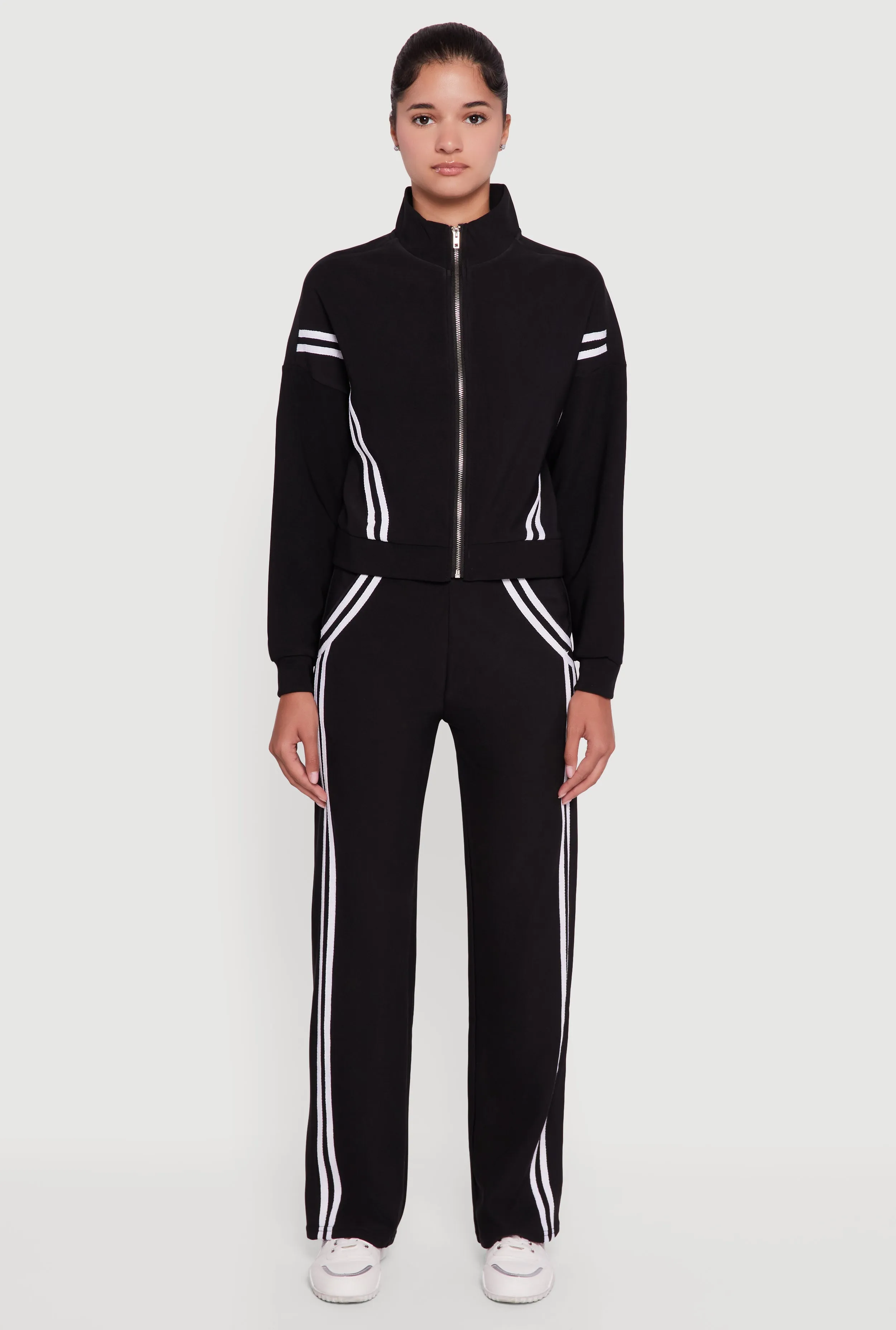 Varsity Stripe Detail Pull On Track Pants sold by Rainbow product image thumbnail 2