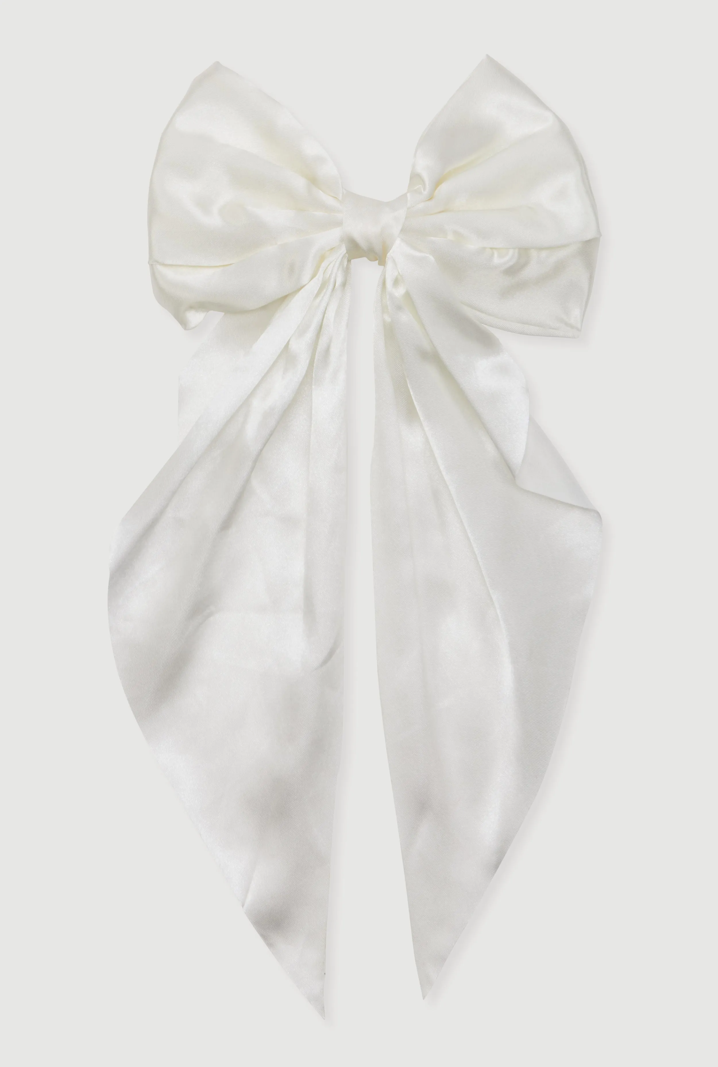 Satin Bow Hair Clip sold by Rainbow