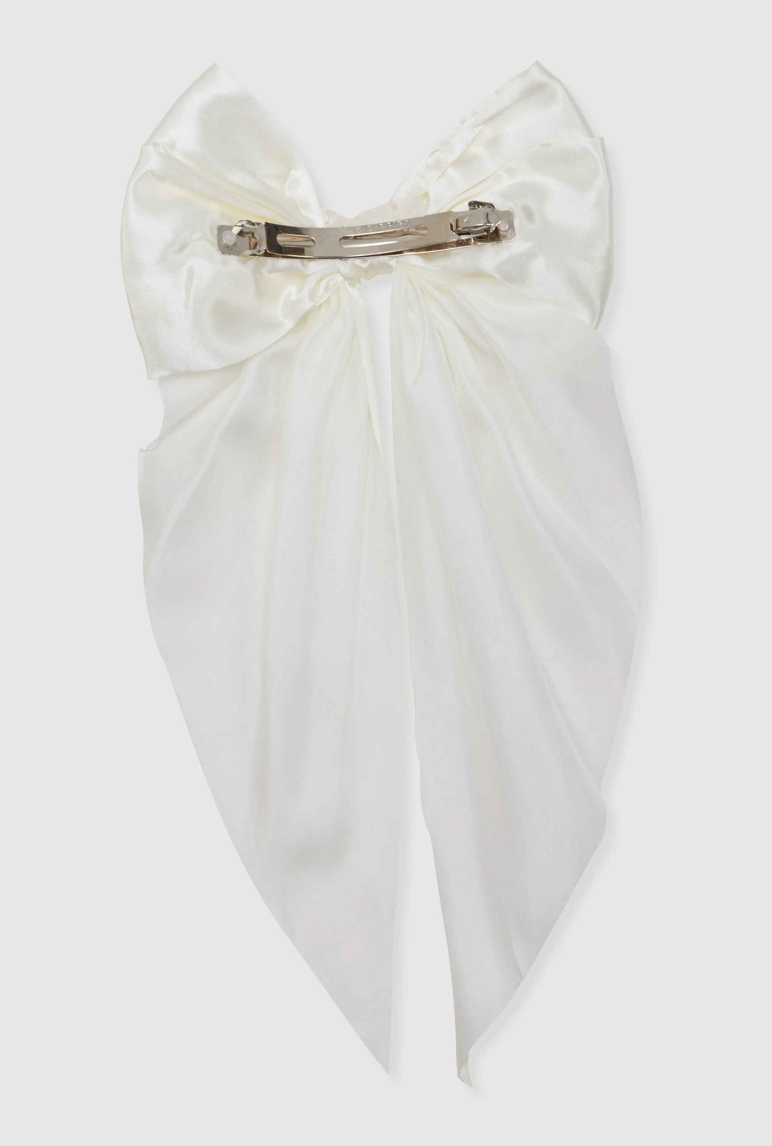 Satin Bow Hair Clip sold by Rainbow product image thumbnail 5