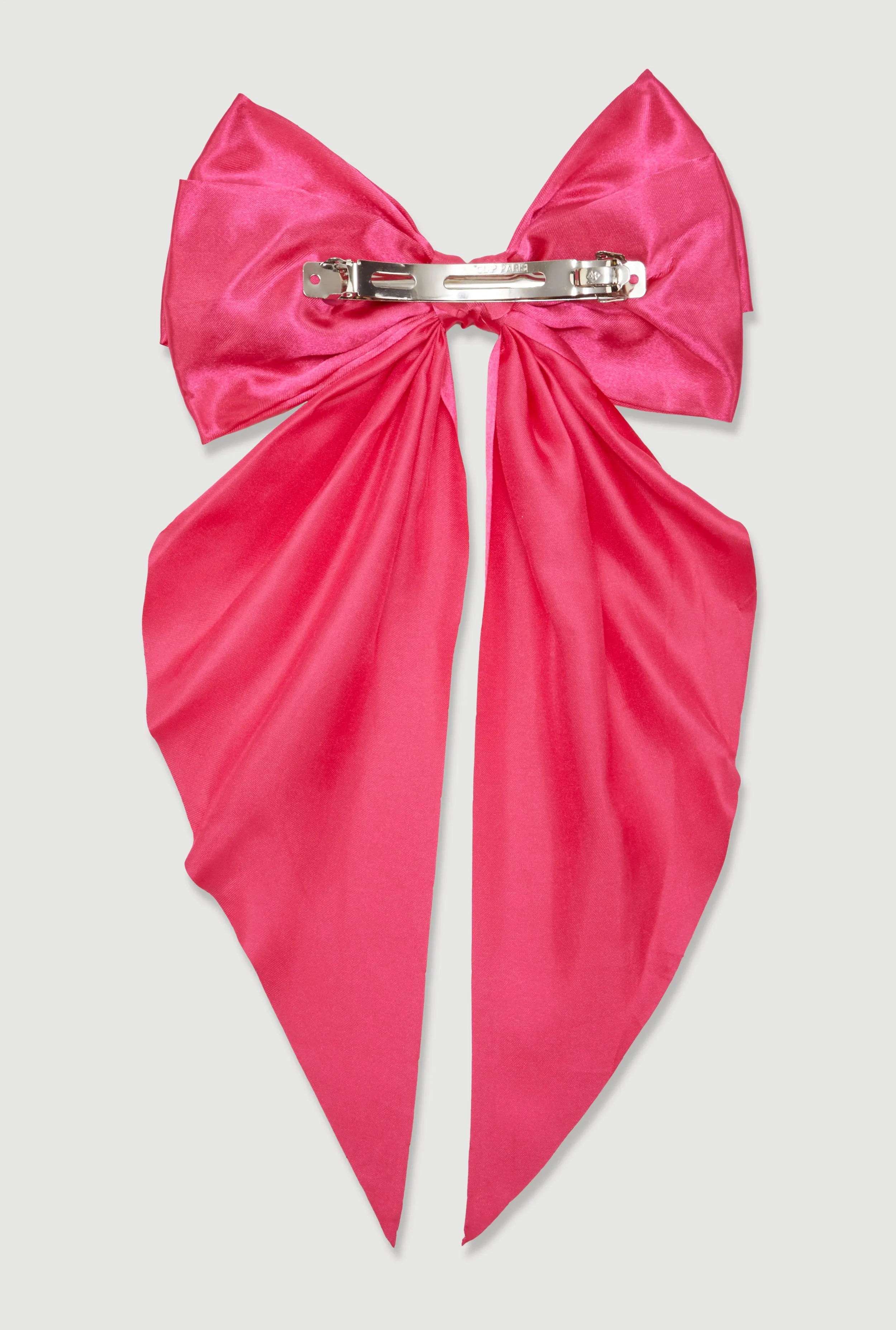 Satin Bow Hair Clip sold by Rainbow product image thumbnail 5