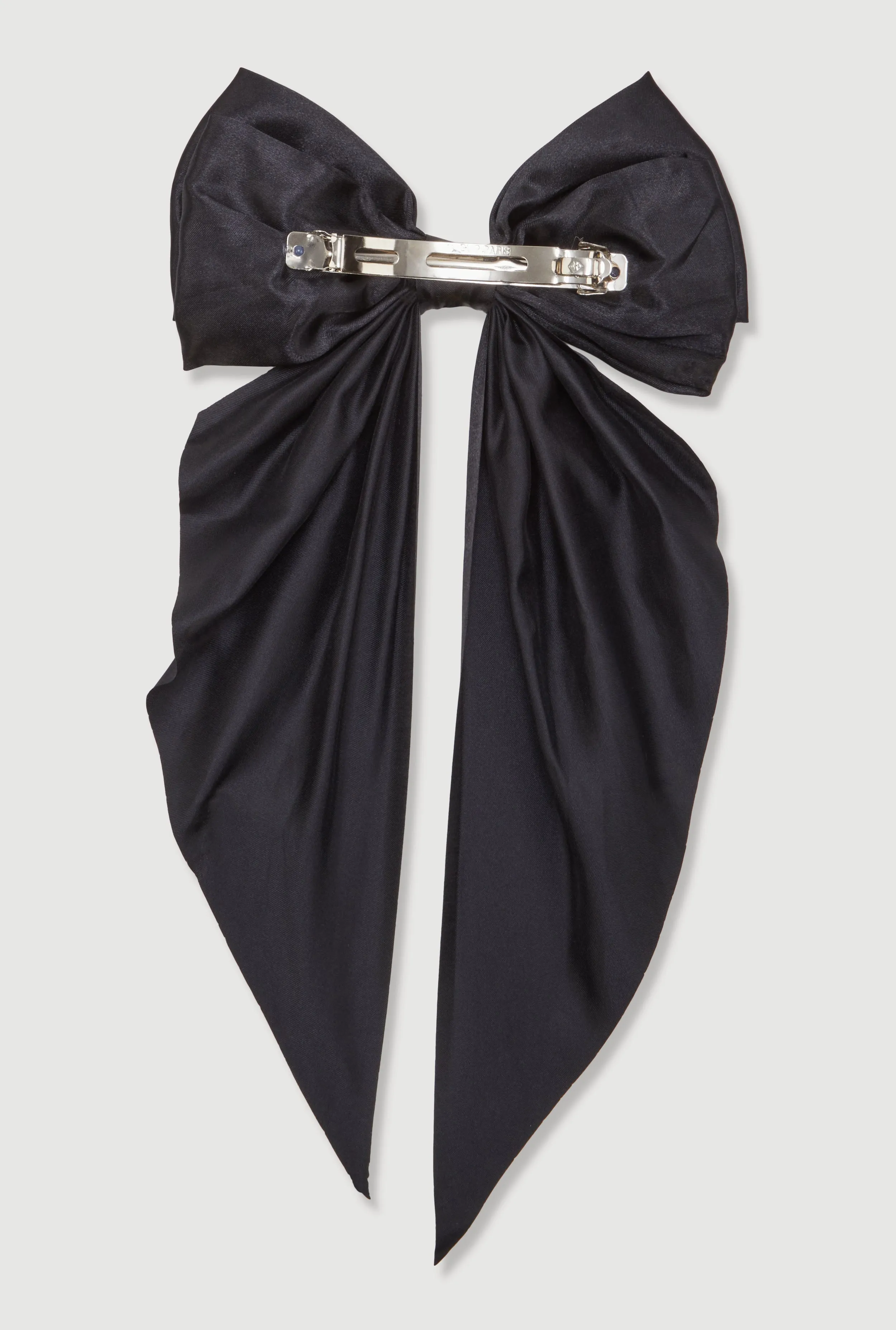 Satin Bow Hair Clip sold by Rainbow product image thumbnail 5