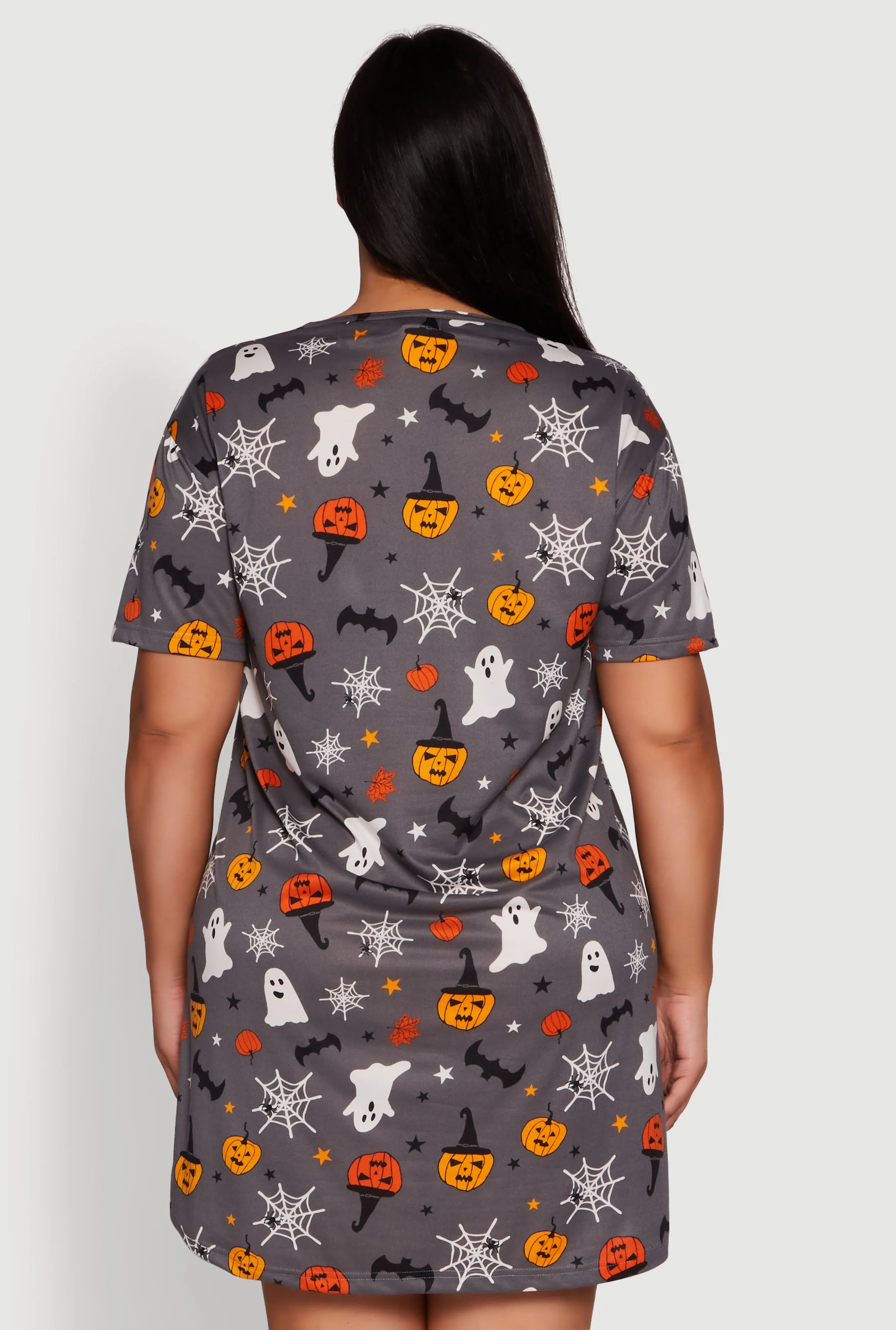 Plus Size Halloween Boo To You Graphic Sleepshirt sold by Rainbow product image thumbnail 3