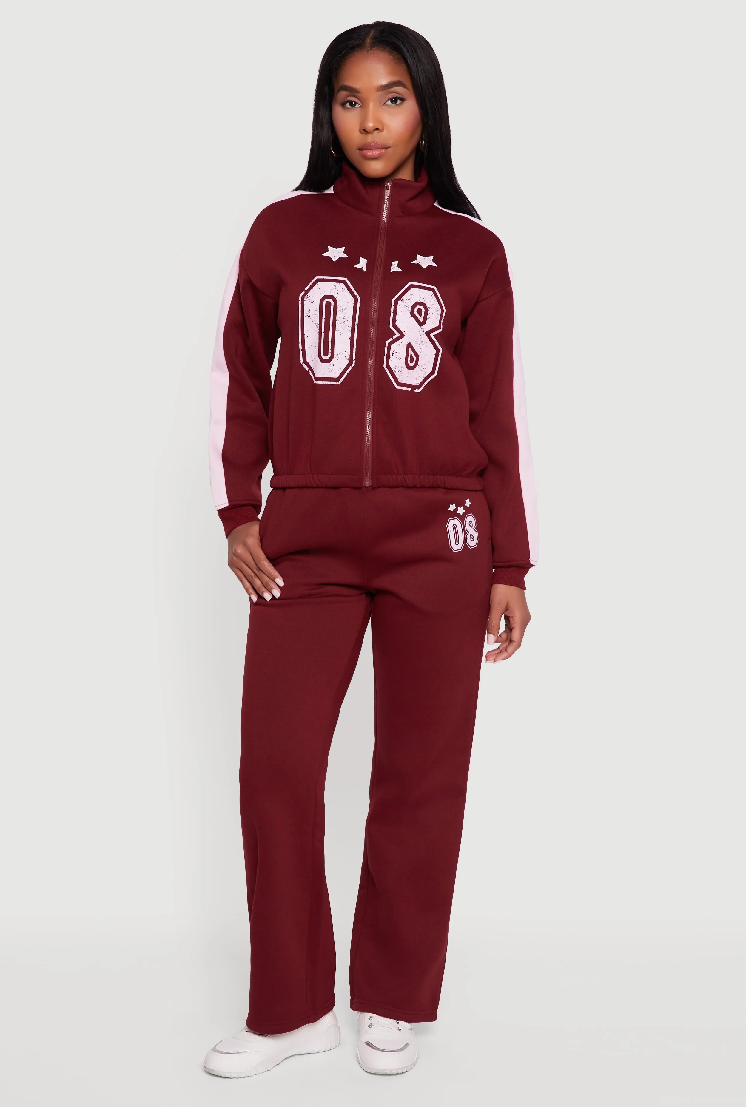 High Waisted Destination Graphic Sweatpants sold by Rainbow