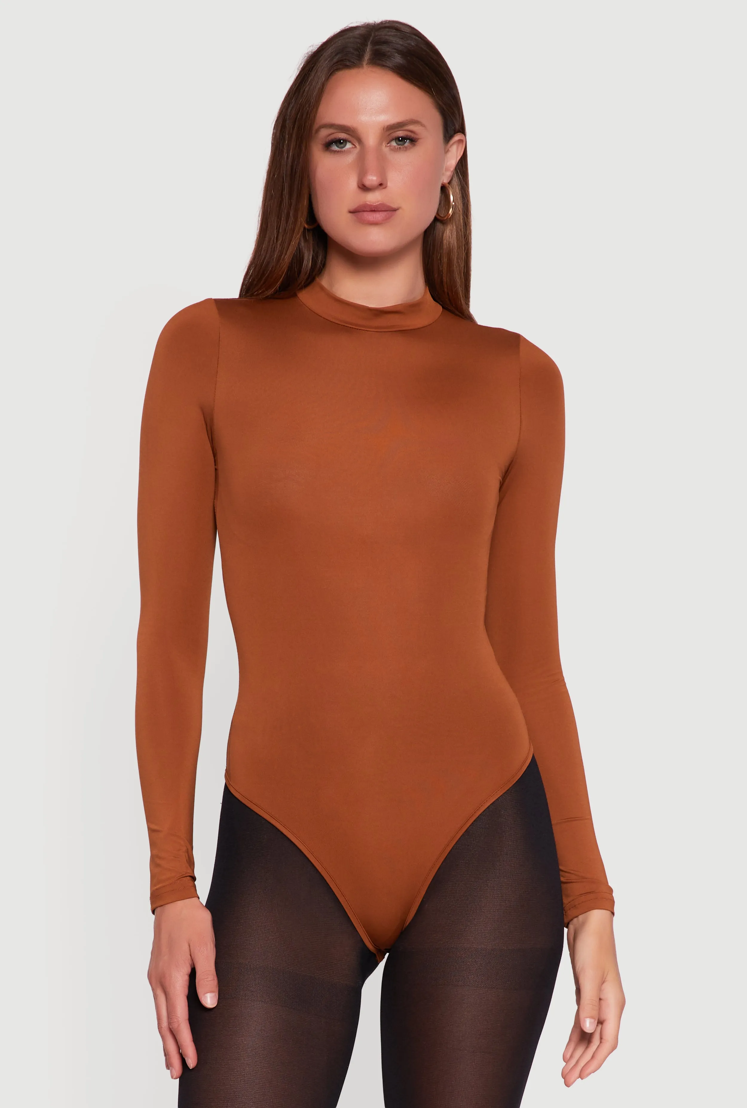 Long Sleeve Mock Neck Bodysuit sold by Rainbow product image thumbnail 2