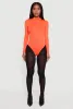 Long Sleeve Mock Neck Bodysuit sold by Rainbow