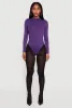 Long Sleeve Mock Neck Bodysuit sold by Rainbow
