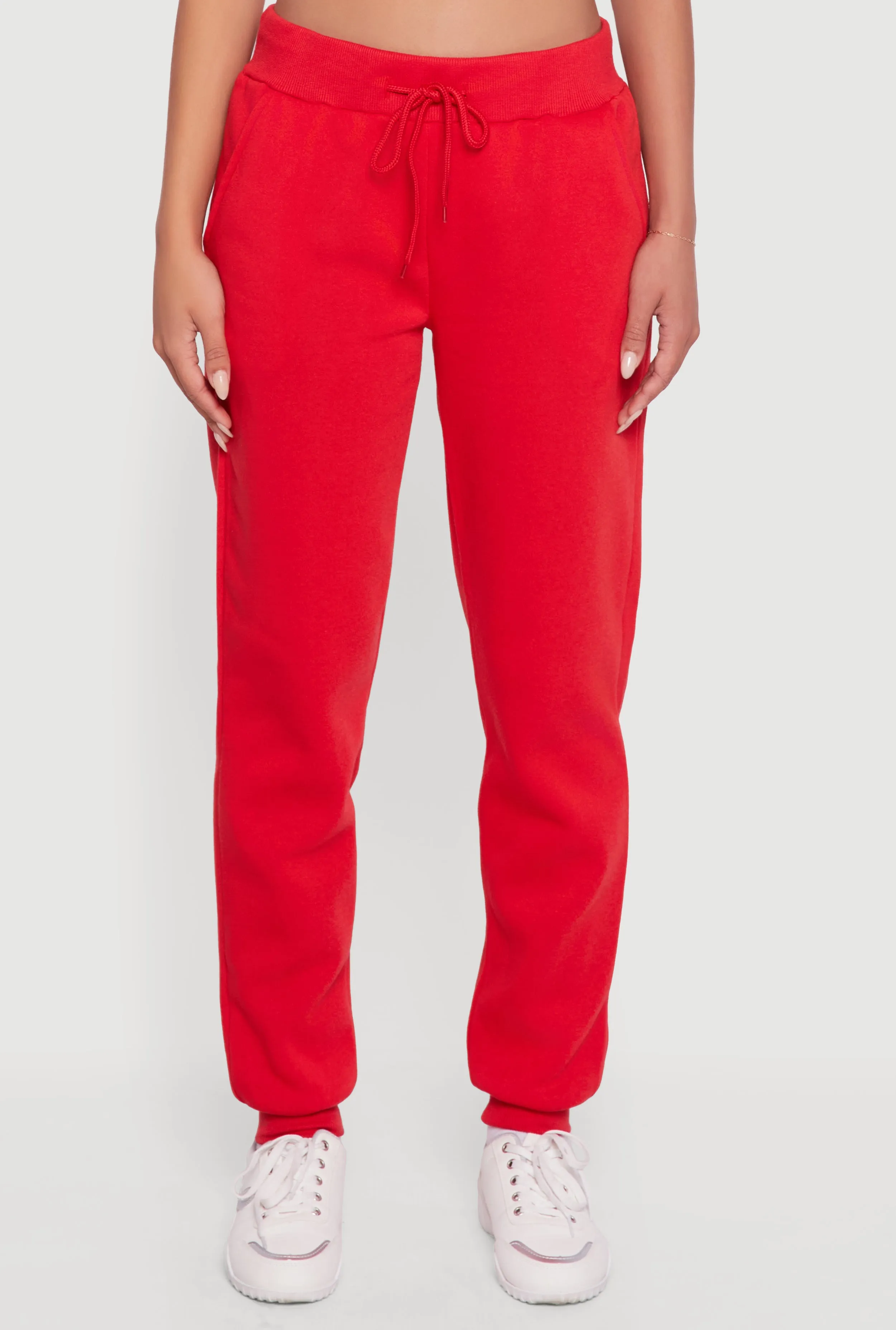 Cozy Fleece Lined Drawstring Waist Joggers sold by Rainbow product image thumbnail 3