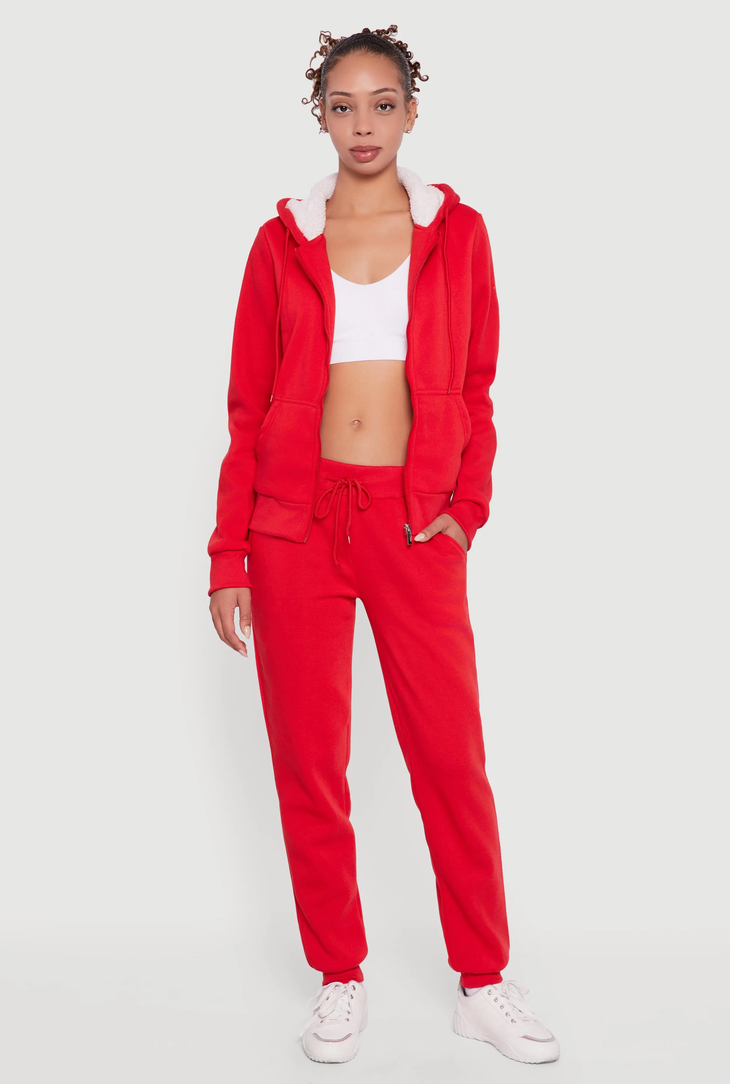 Cozy Fleece Lined Drawstring Waist Joggers sold by Rainbow