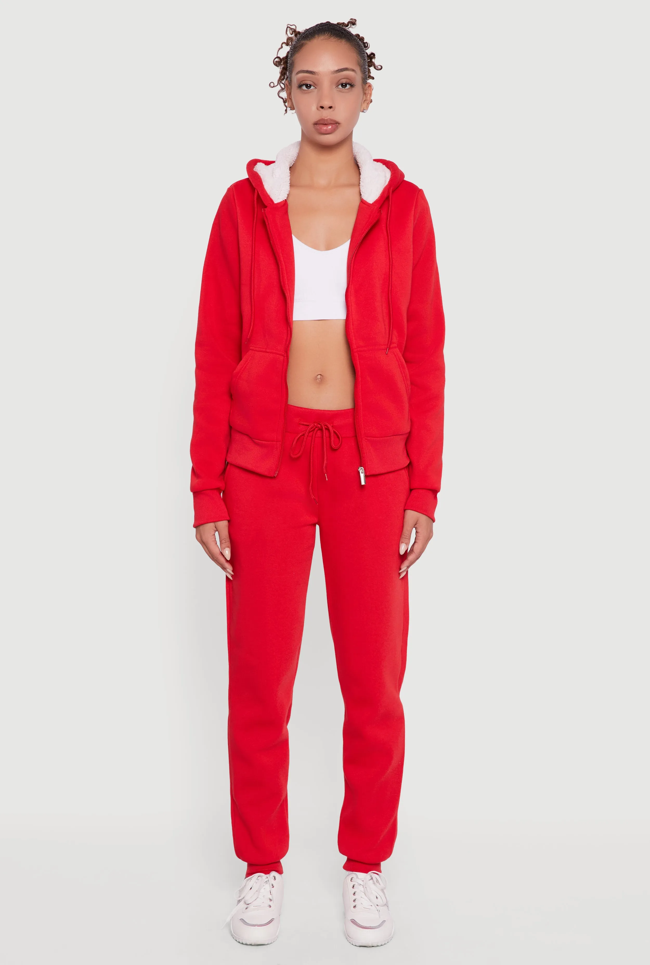 Cozy Fleece Lined Drawstring Waist Joggers sold by Rainbow product image thumbnail 2