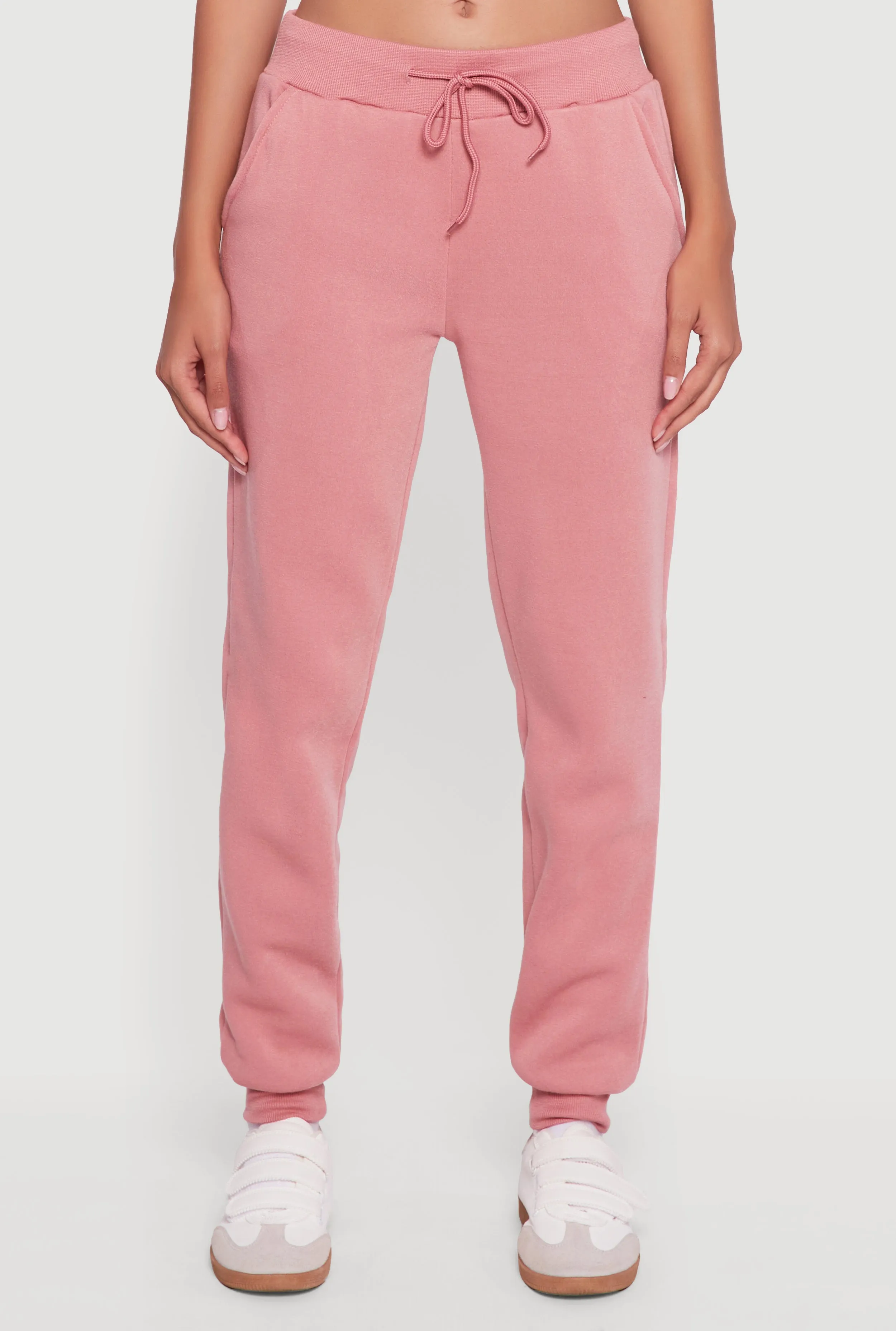 Cozy Fleece Lined Drawstring Waist Joggers sold by Rainbow product image thumbnail 3