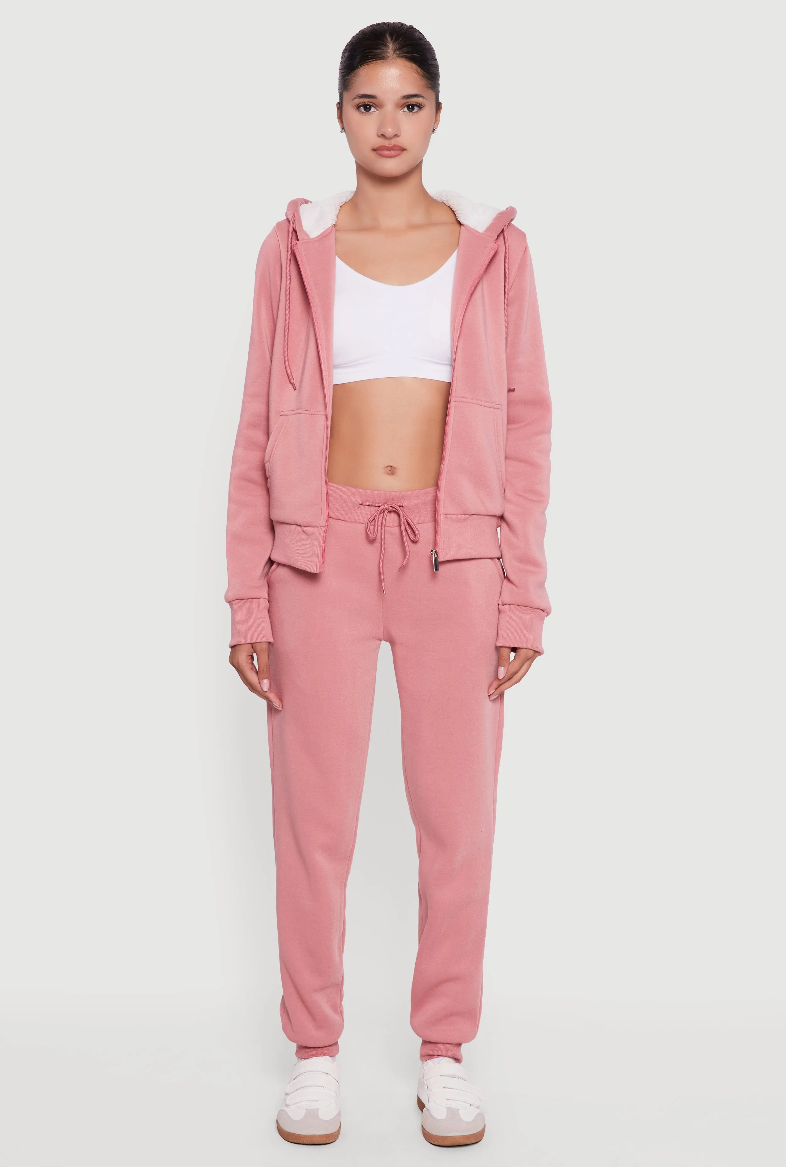 Cozy Fleece Lined Drawstring Waist Joggers sold by Rainbow product image thumbnail 2