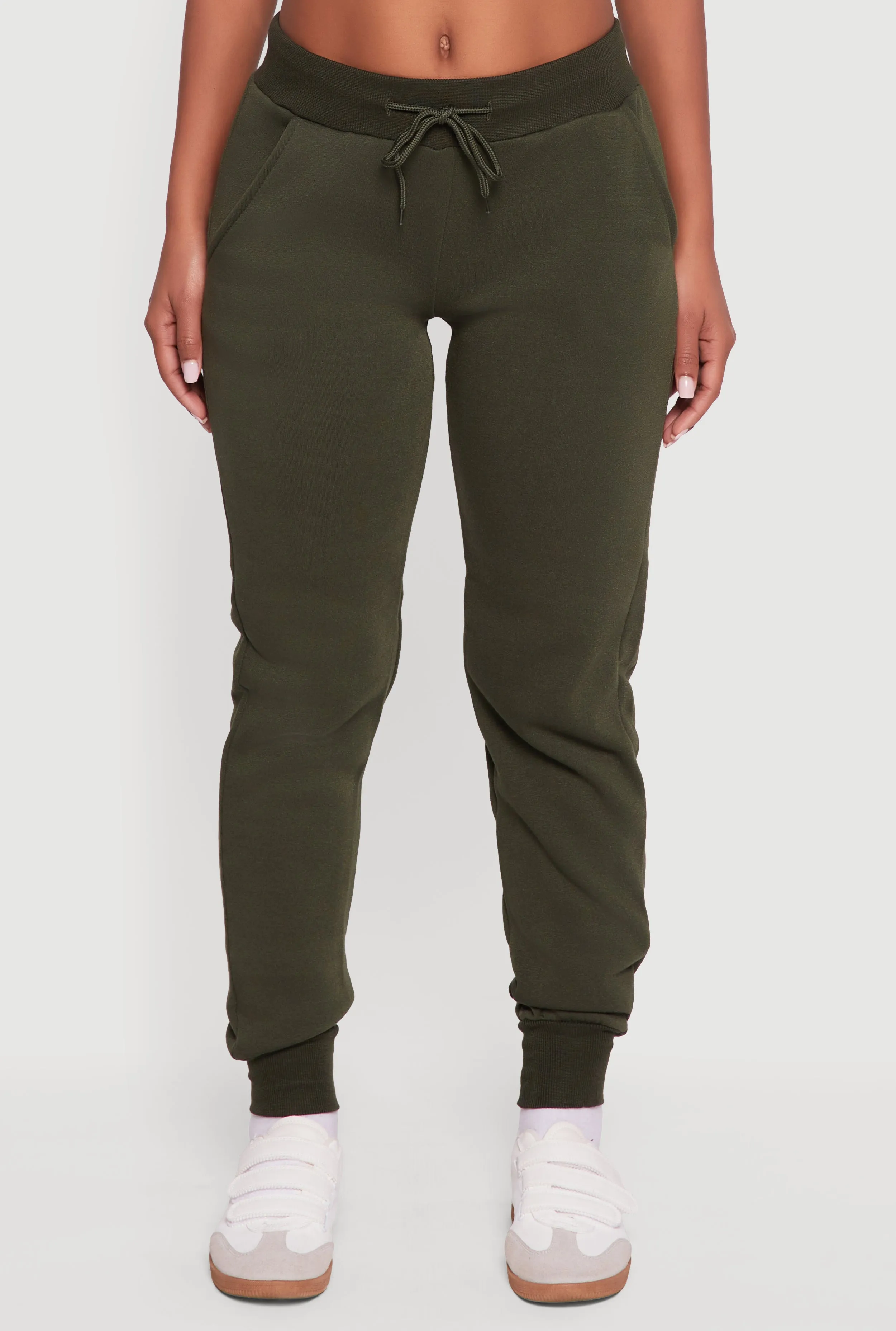 Cozy Fleece Lined Drawstring Waist Joggers sold by Rainbow product image thumbnail 3