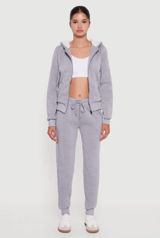 Cozy Fleece Lined Drawstring Waist Joggers sold by Rainbow