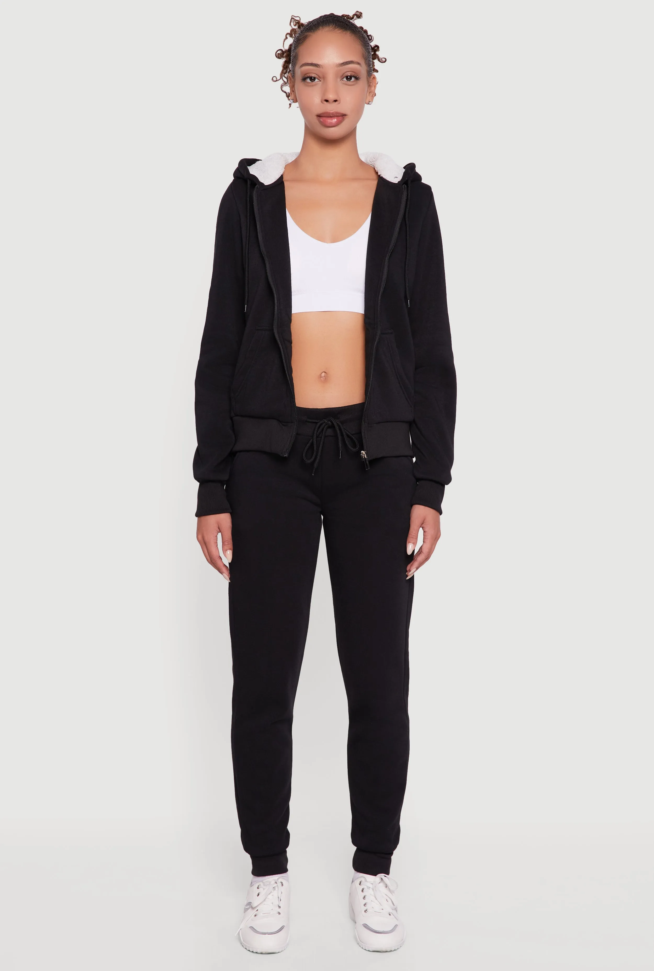 Cozy Fleece Lined Drawstring Waist Joggers sold by Rainbow product image thumbnail 2