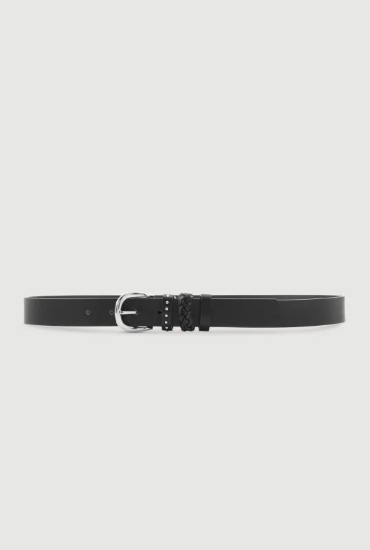 Faux Leather Triple Loop Belt sold by Rainbow