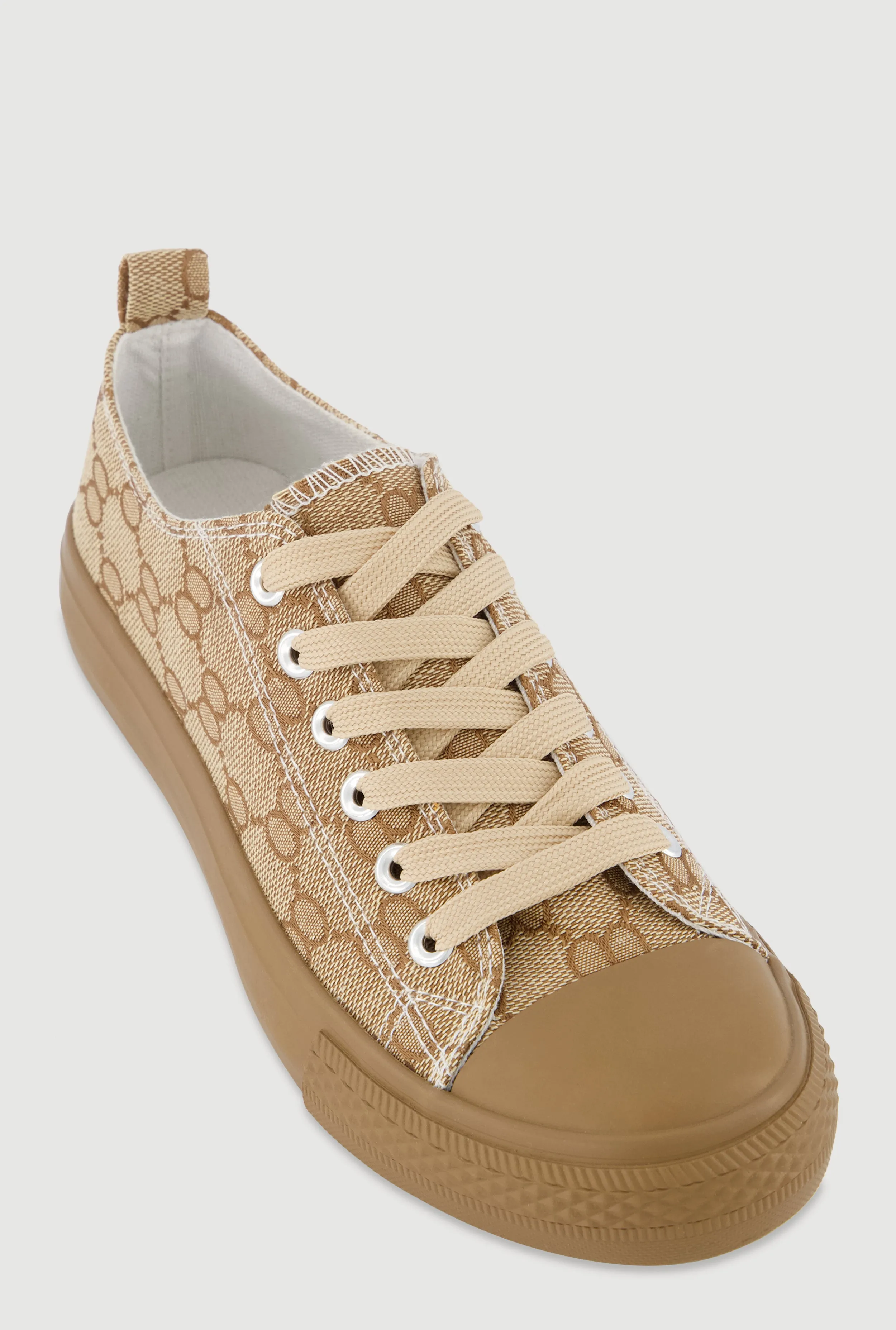 Lace Up Low Top Canvas Sneakers sold by Rainbow