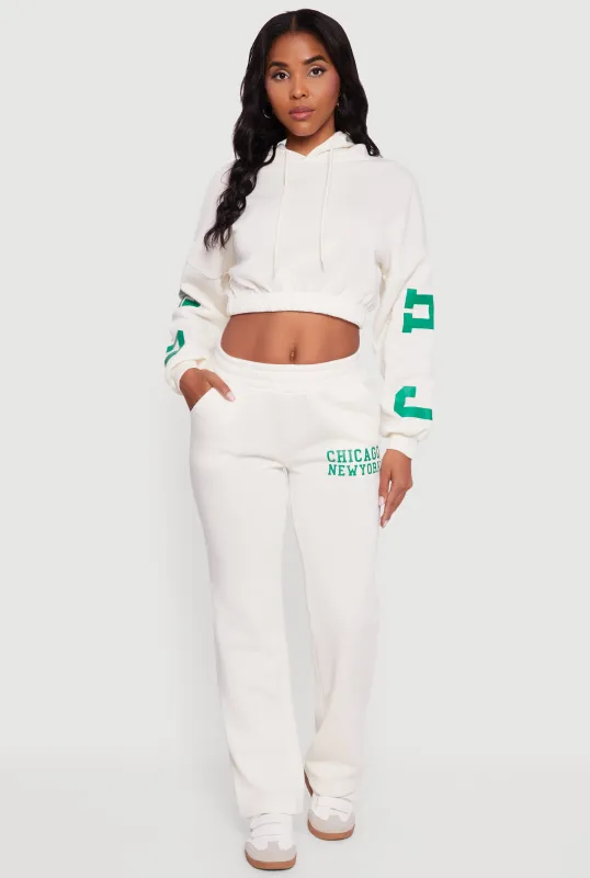 Chicago New York Sweatpants sold by Rainbow