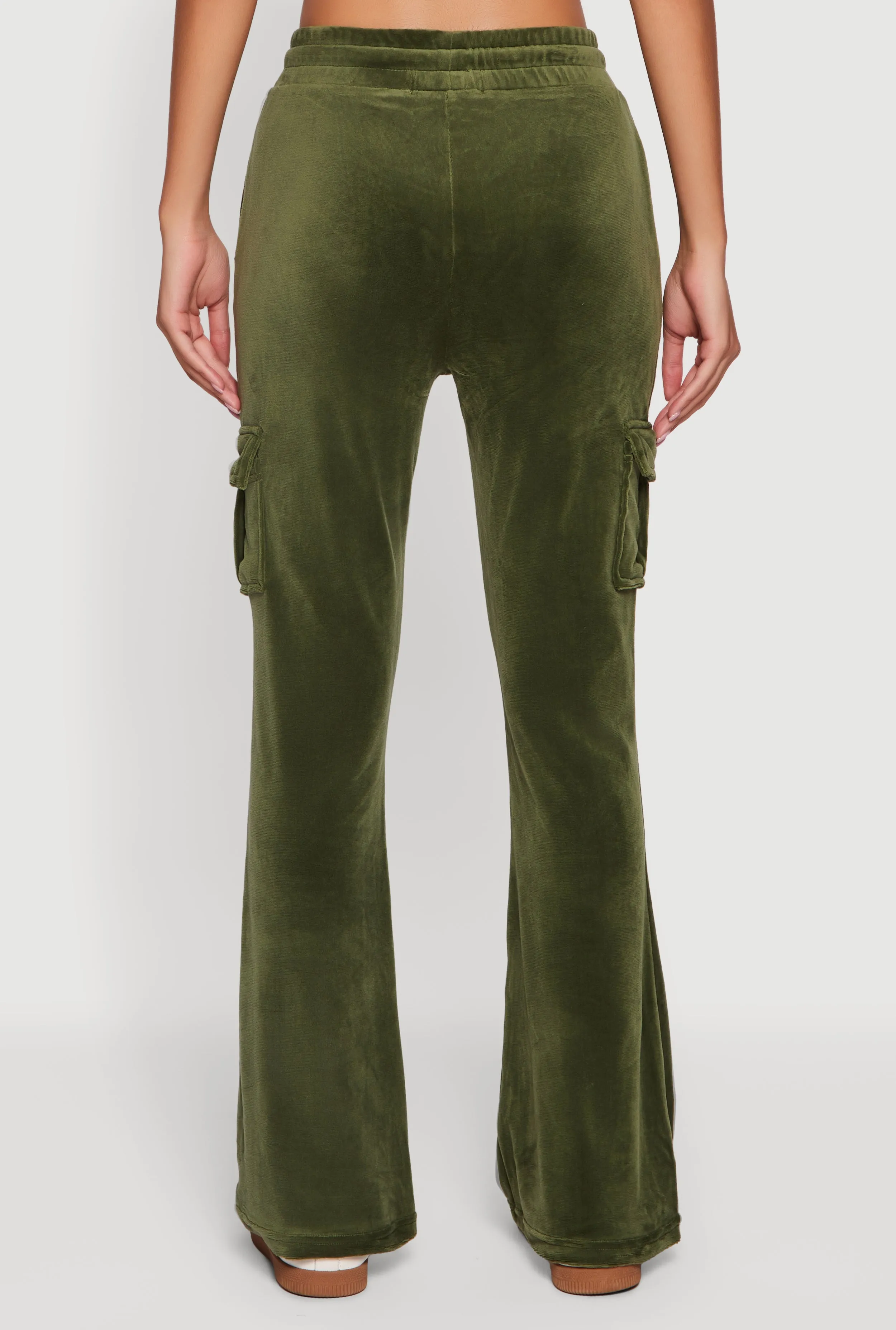 Velour Bootcut Pants with Cargo Pockets sold by Rainbow product image thumbnail 5