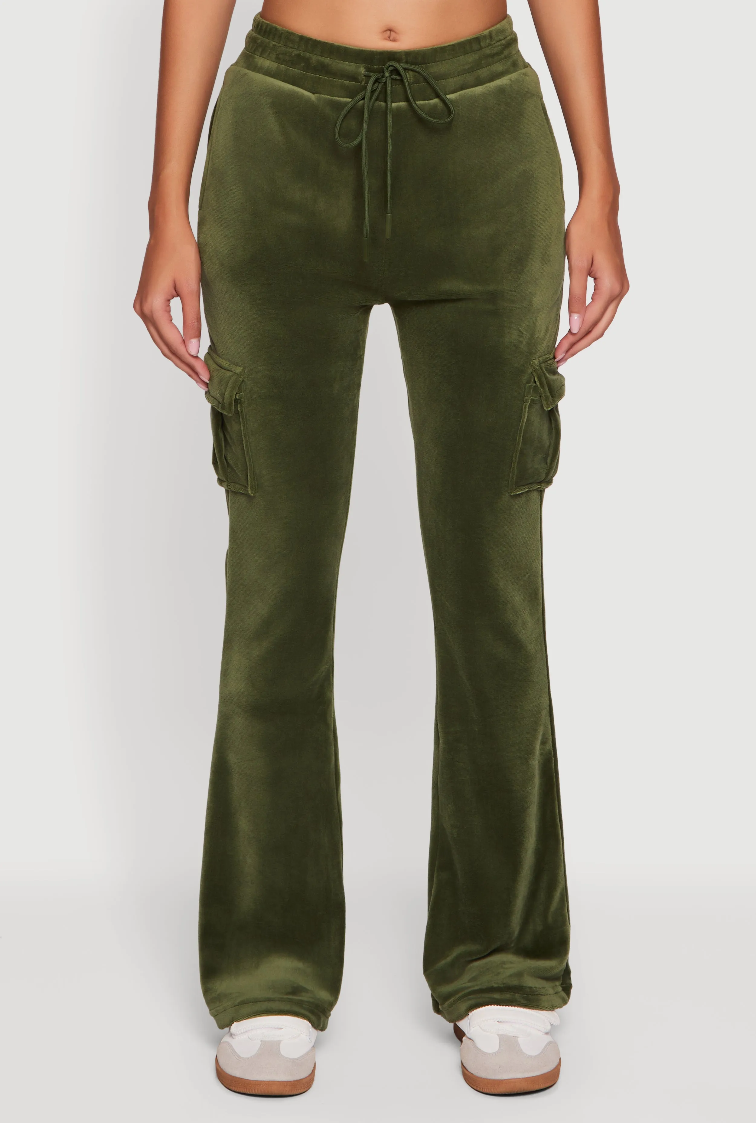 Velour Bootcut Pants with Cargo Pockets sold by Rainbow product image thumbnail 3