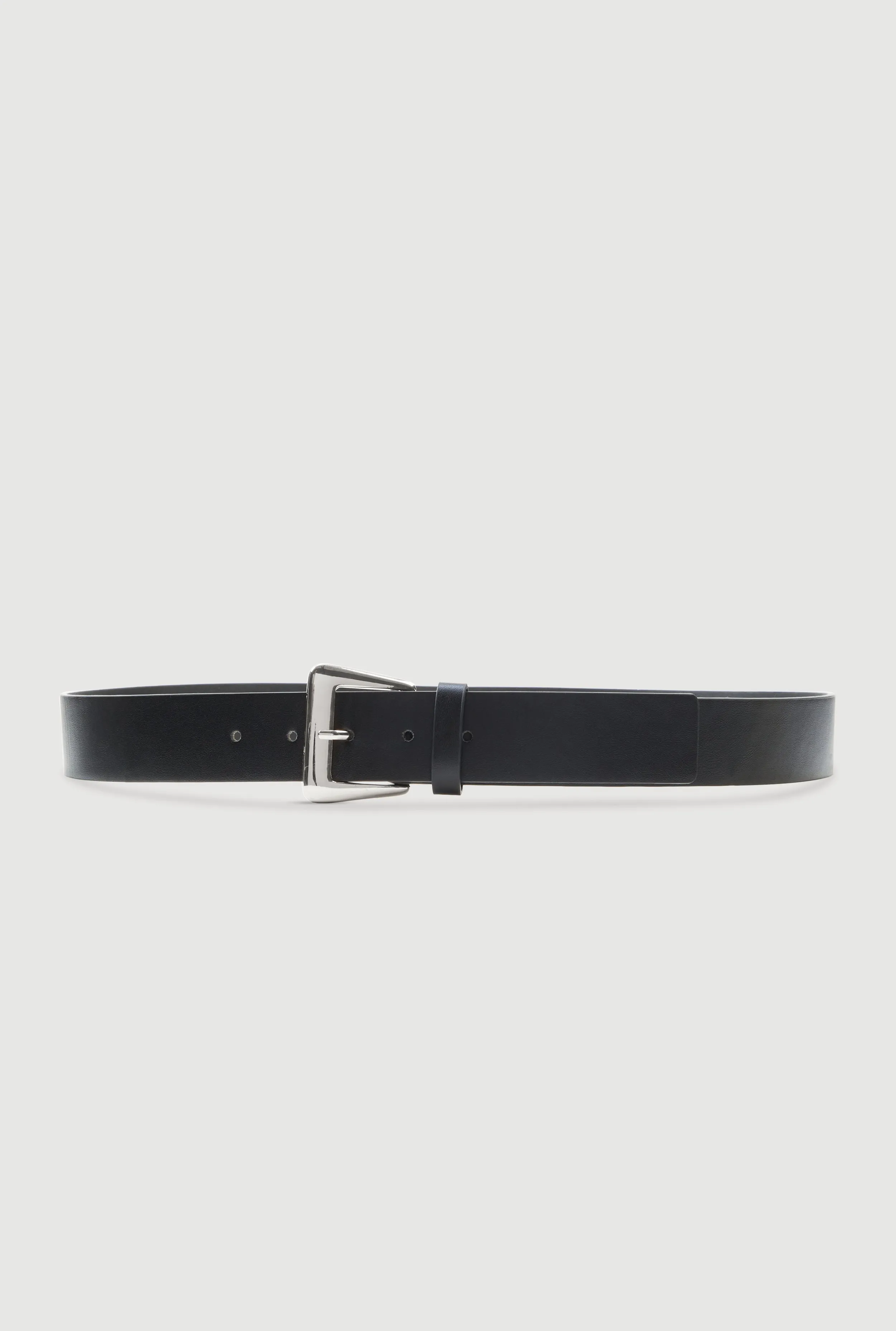 Plus Size Metallic Rectangular Buckle Faux Leather Belt sold by Rainbow