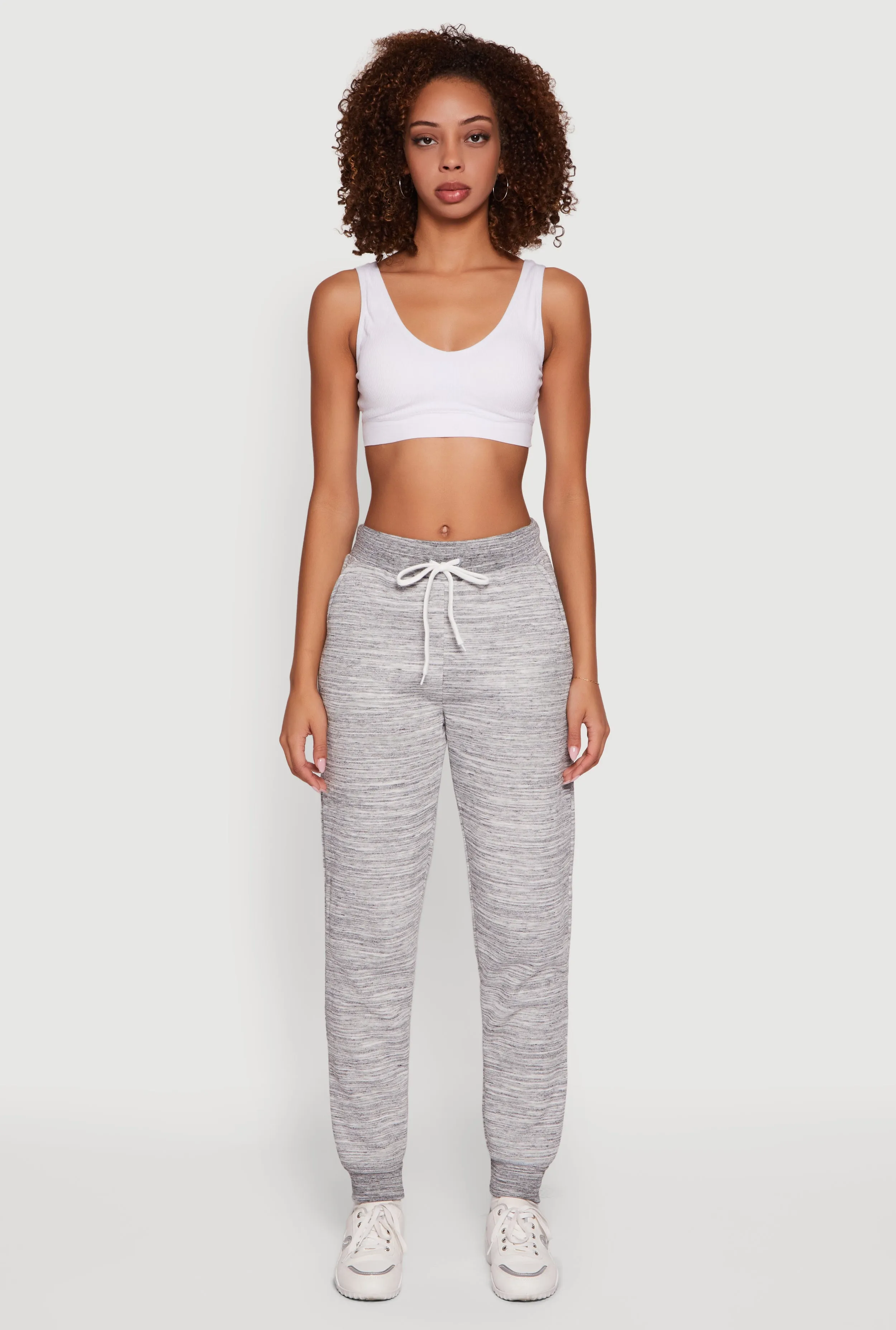 Marled Drawstring Waist Joggers 2 Pack sold by Rainbow product image thumbnail 5