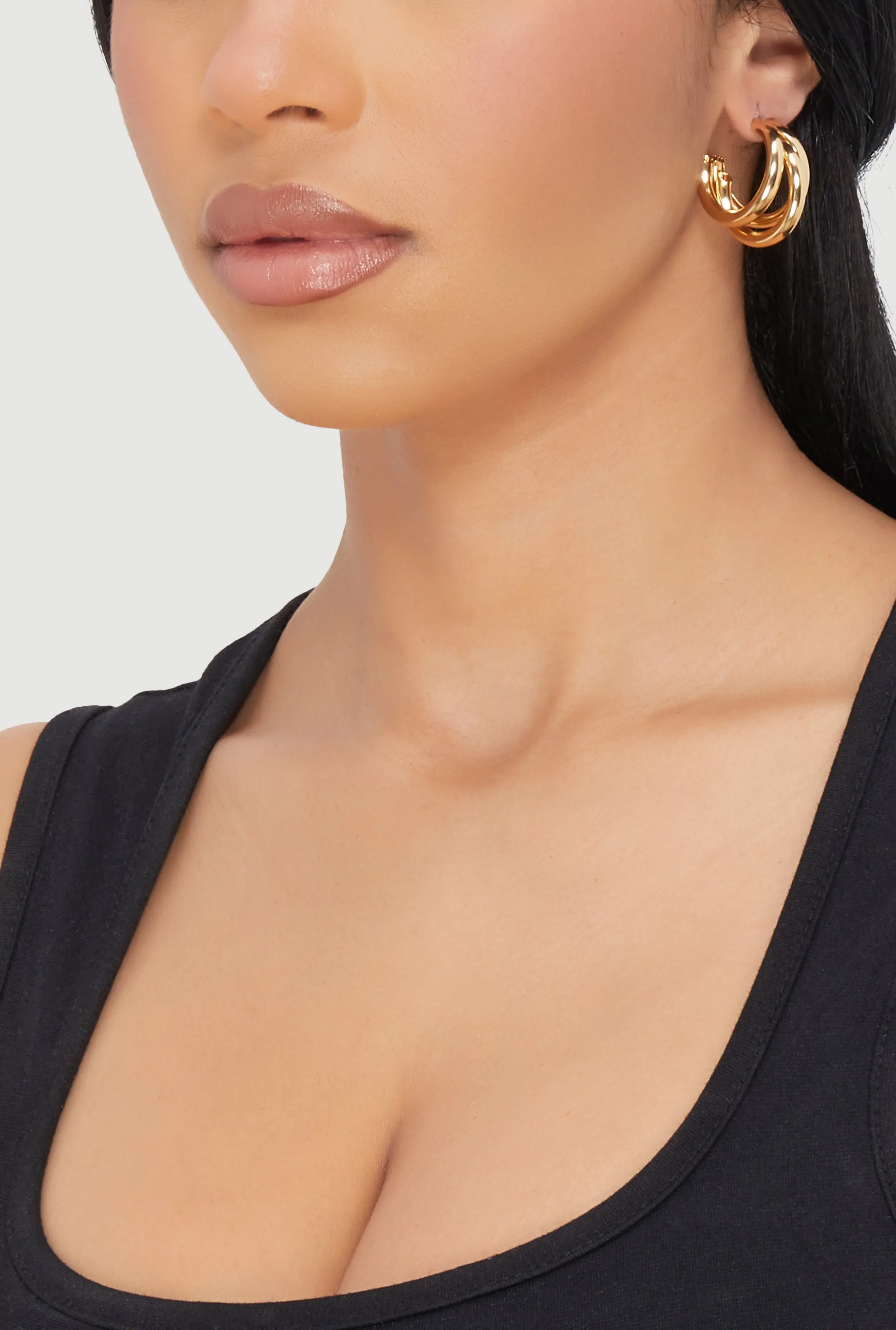 Assorted Metallic Hoop and Drop Earring Trio sold by Rainbow product image thumbnail 2