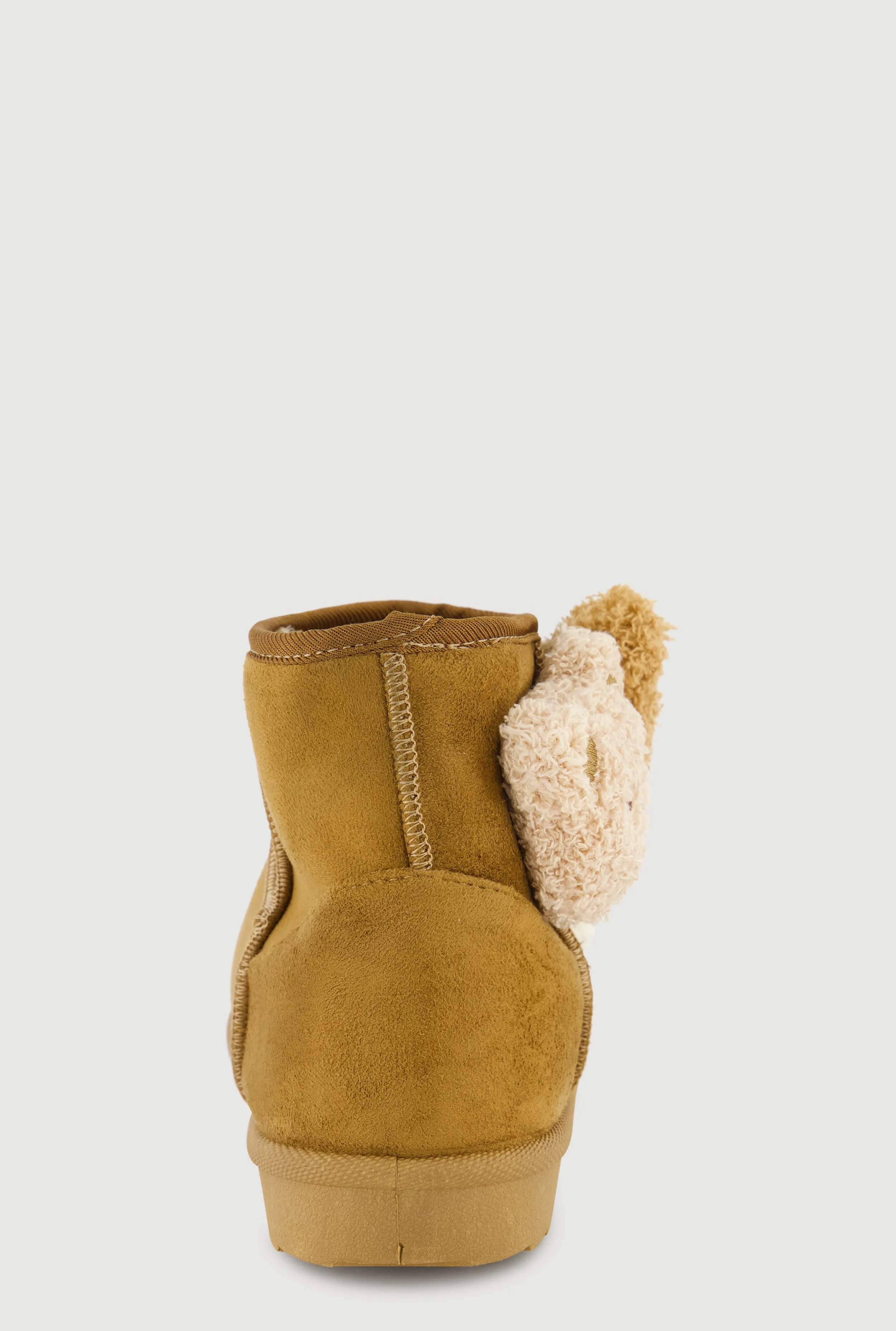Girls Teddy Bear Detail Crochet Flower Booties sold by Rainbow product image thumbnail 3