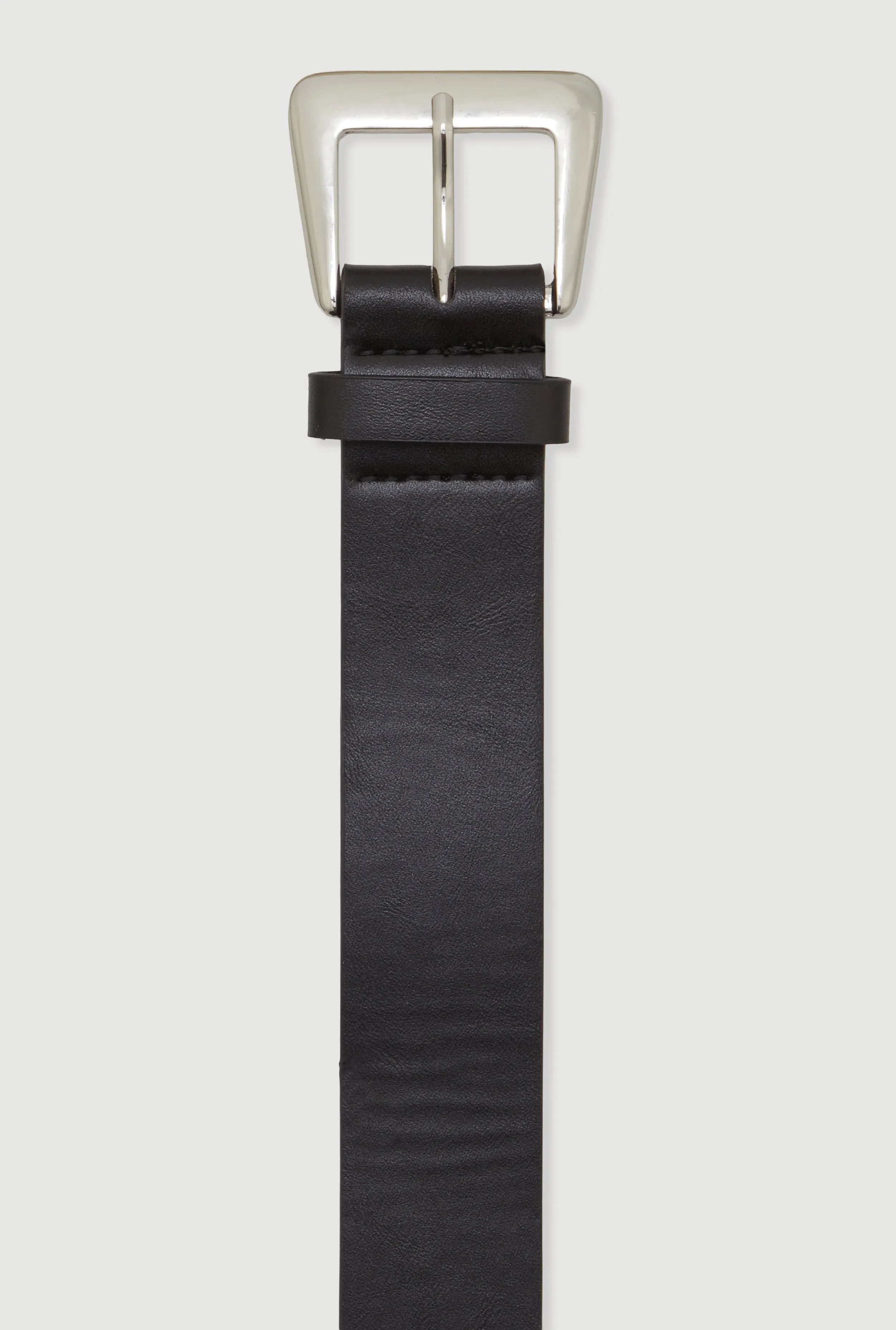 Basic Faux Leather Metallic Buckle Belt sold by Rainbow product image thumbnail 3