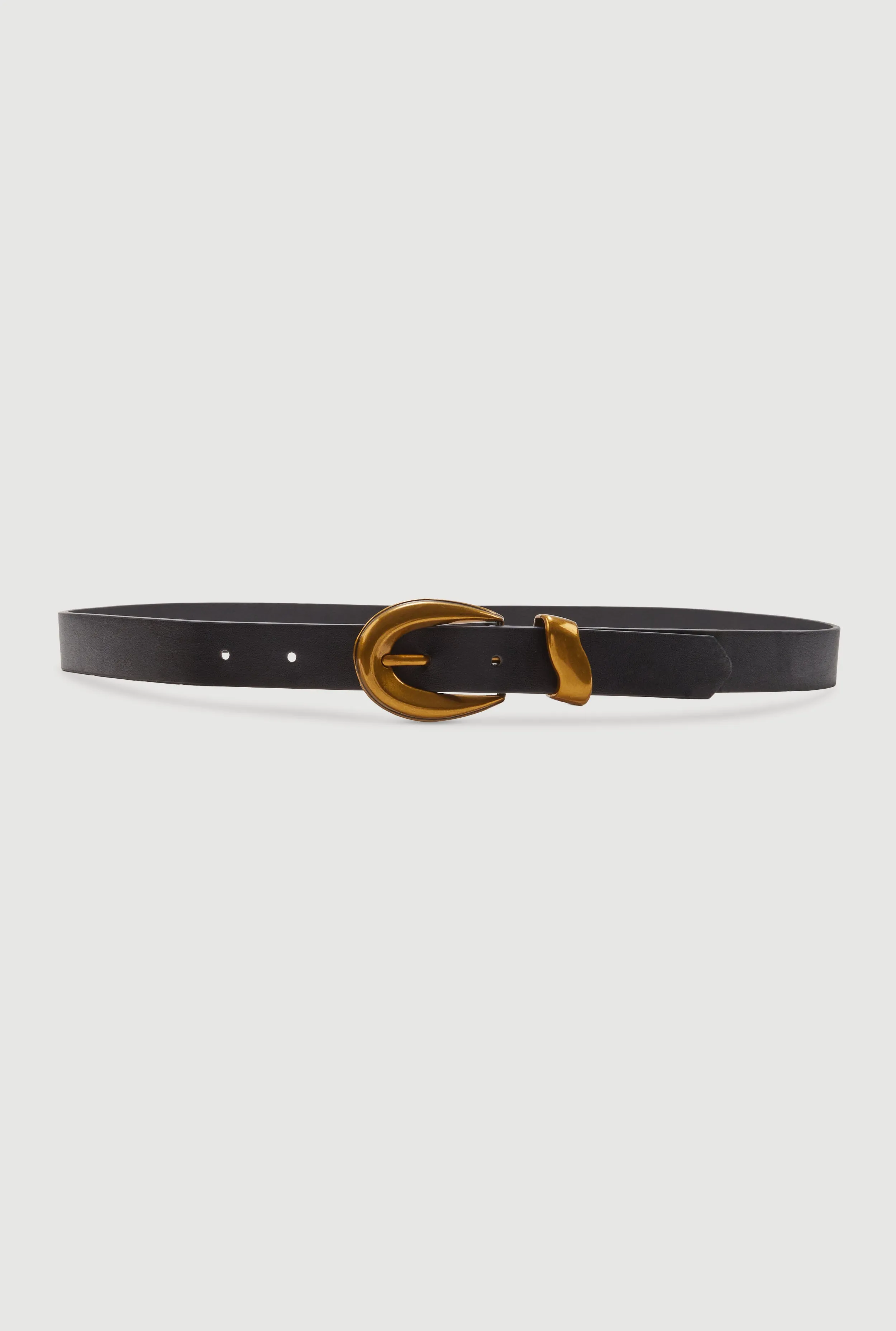 Stylish Metallic Buckle Faux Leather Belt sold by Rainbow