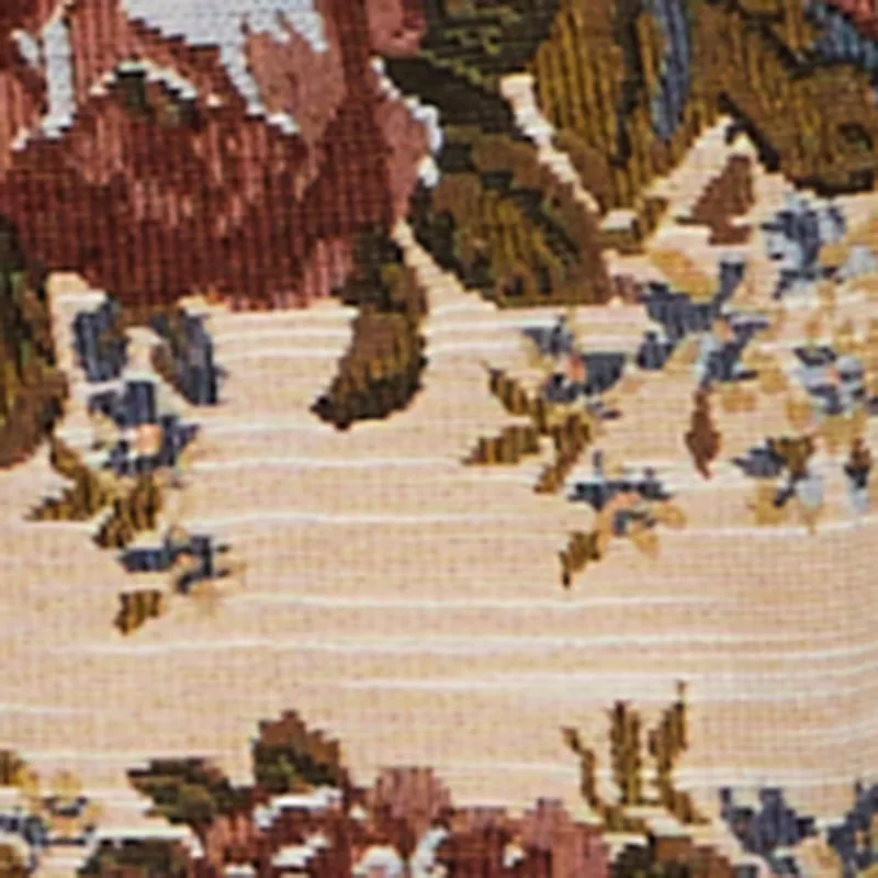 Floral Jacquard Strapless Utility Jumpsuit sold by Rainbow product image thumbnail 4