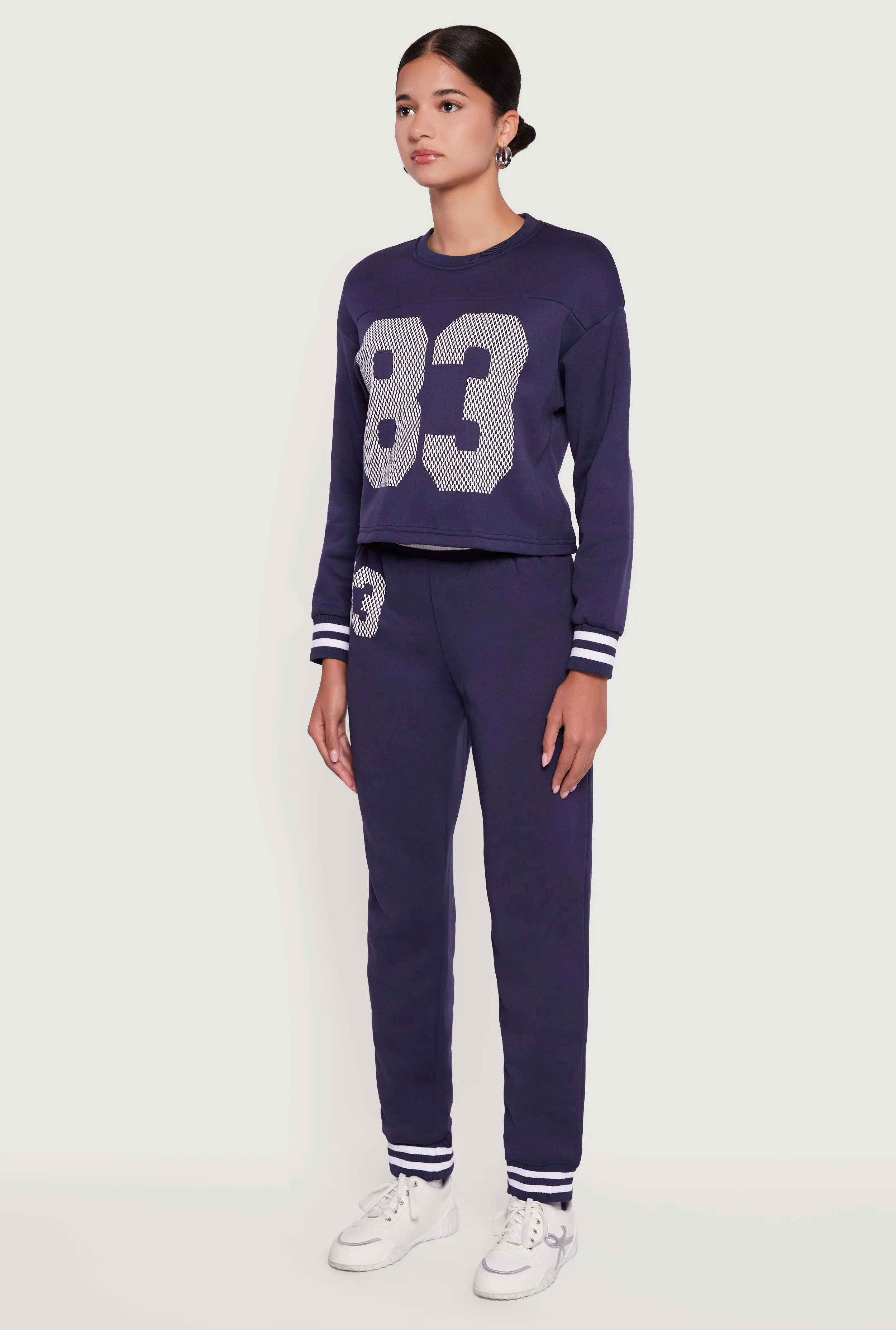 83 Graphic Long Sleeve Pullover Sweatshirt sold by Rainbow product image thumbnail 5