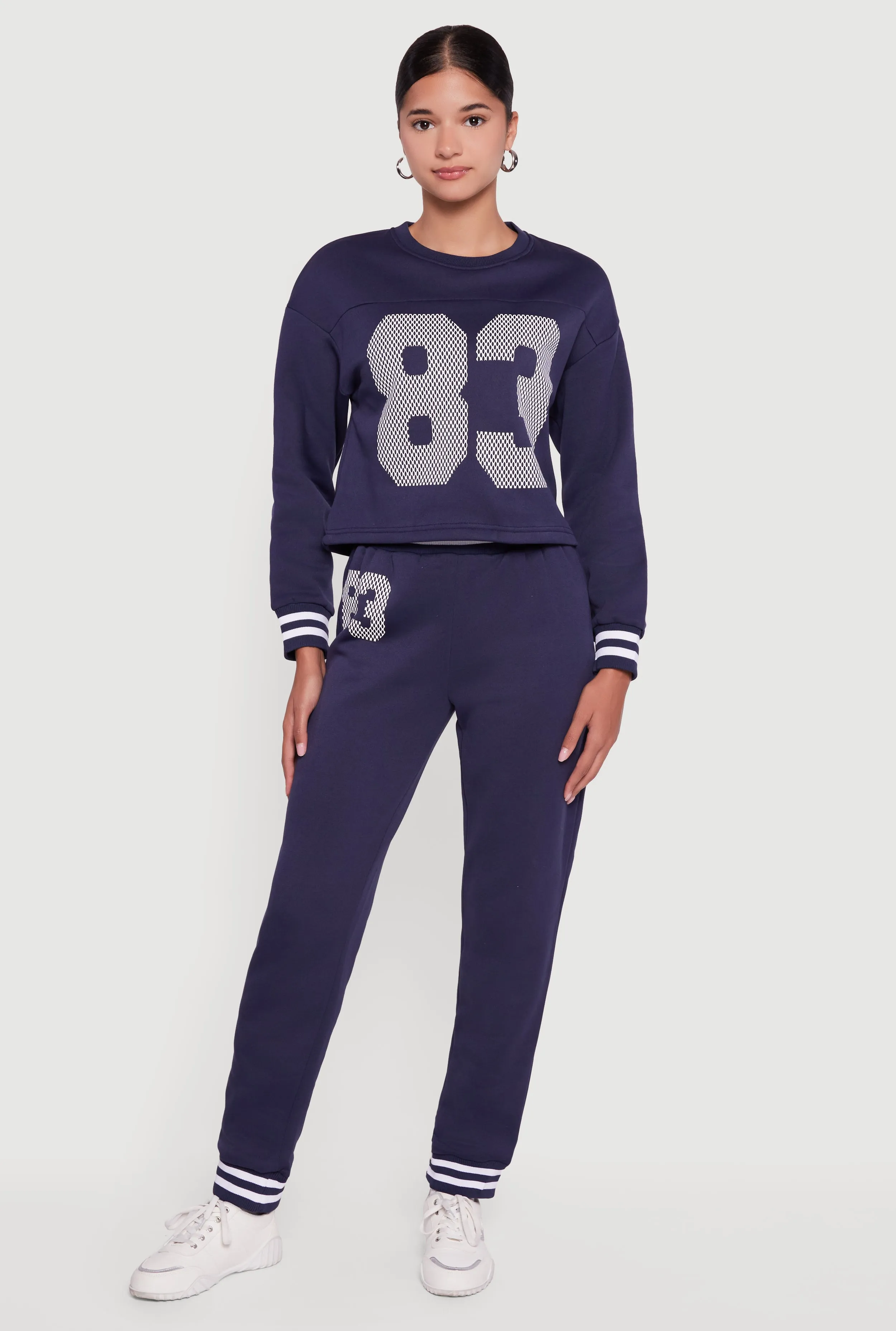 83 Graphic Long Sleeve Pullover Sweatshirt sold by Rainbow product image thumbnail 2