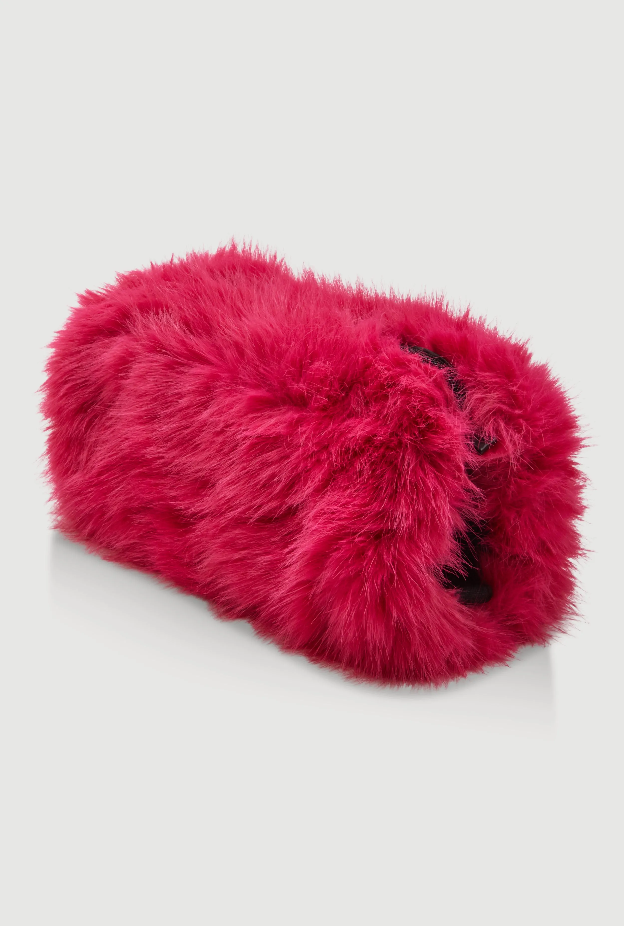 Faux Fur Hand Muff Chain Crossbody Bag sold by Rainbow product image thumbnail 5