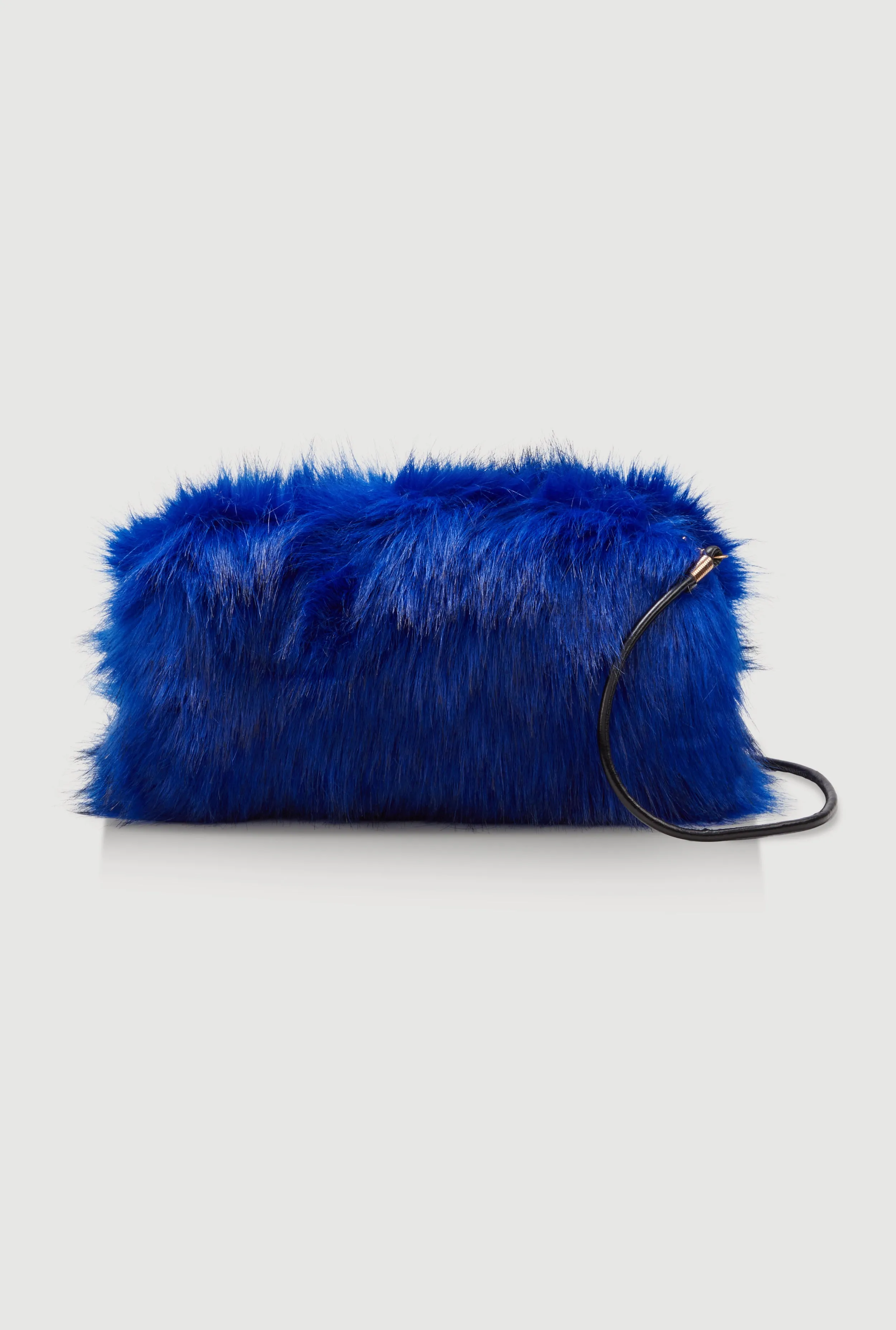 Faux Fur Hand Muff Crossbody Clutch Bag sold by Rainbow